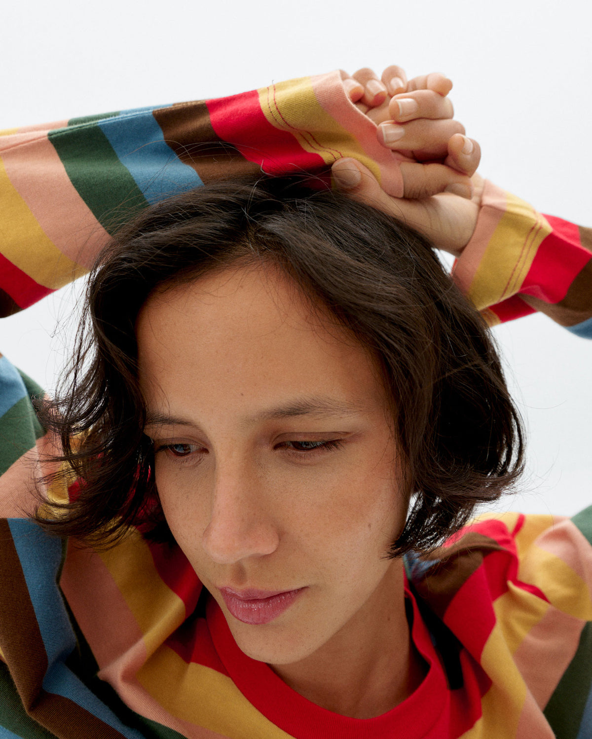 Camiseta manga larga rayas Emily sostenible - 5