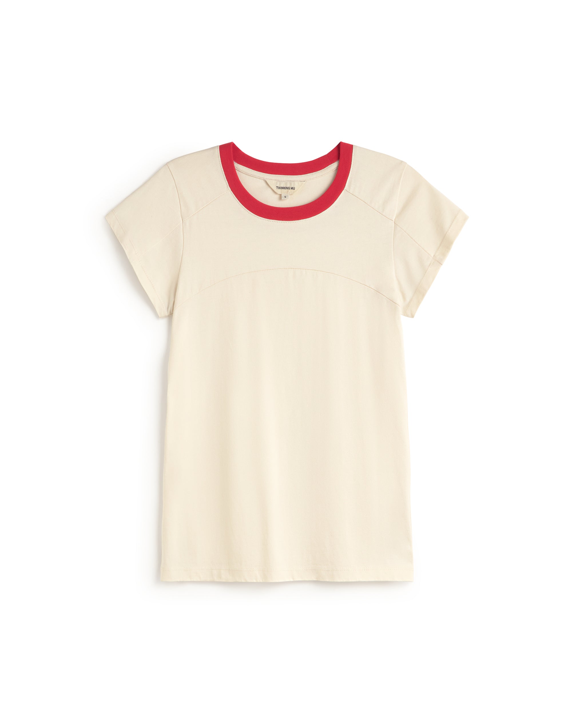 Camiseta slim cruda Selma sostenible silueta - 1