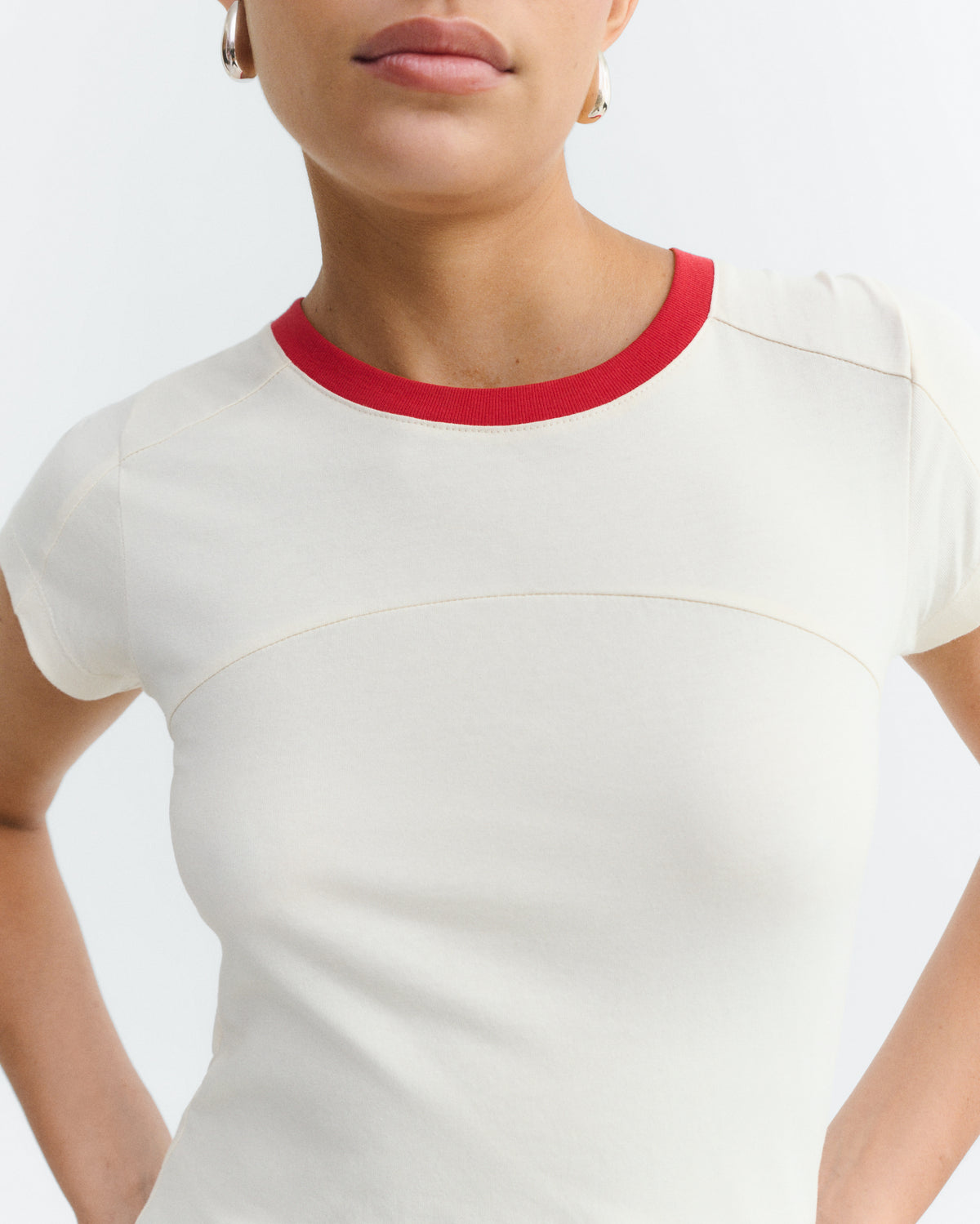 Camiseta slim cruda Selma sostenible - 3