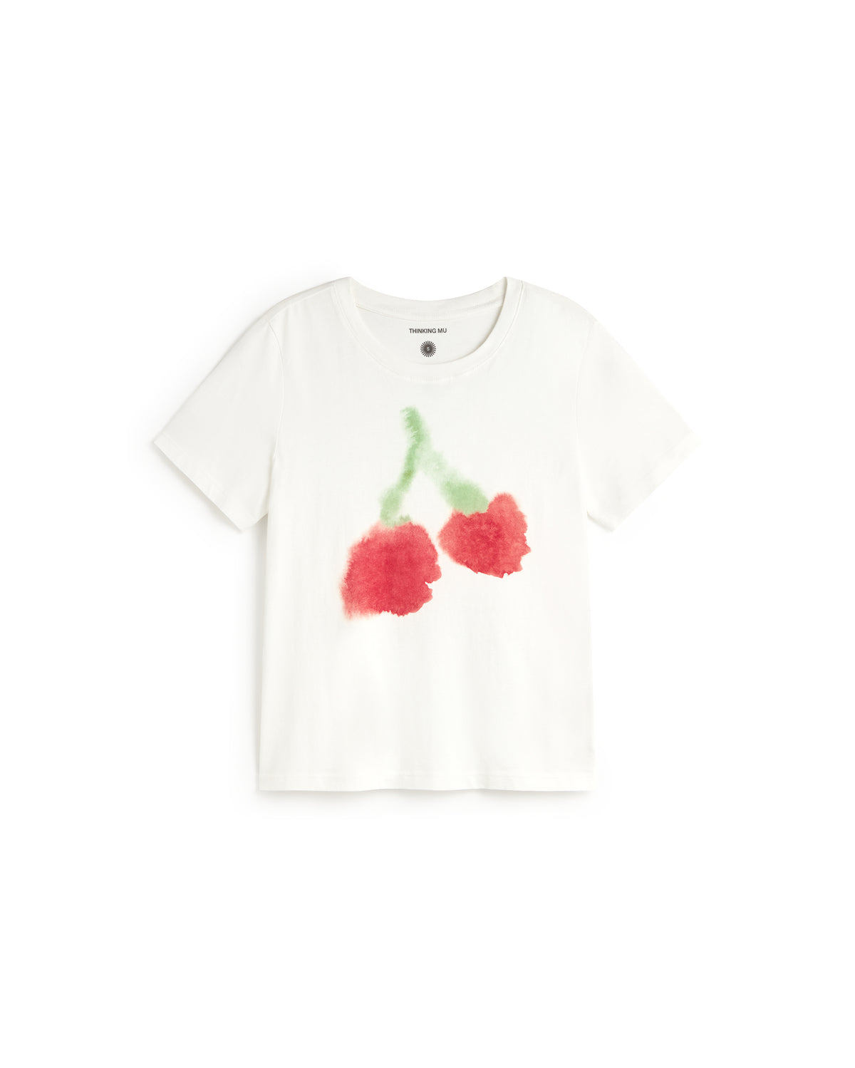 Camiseta blurry cherry Ida sostenible silueta - 1