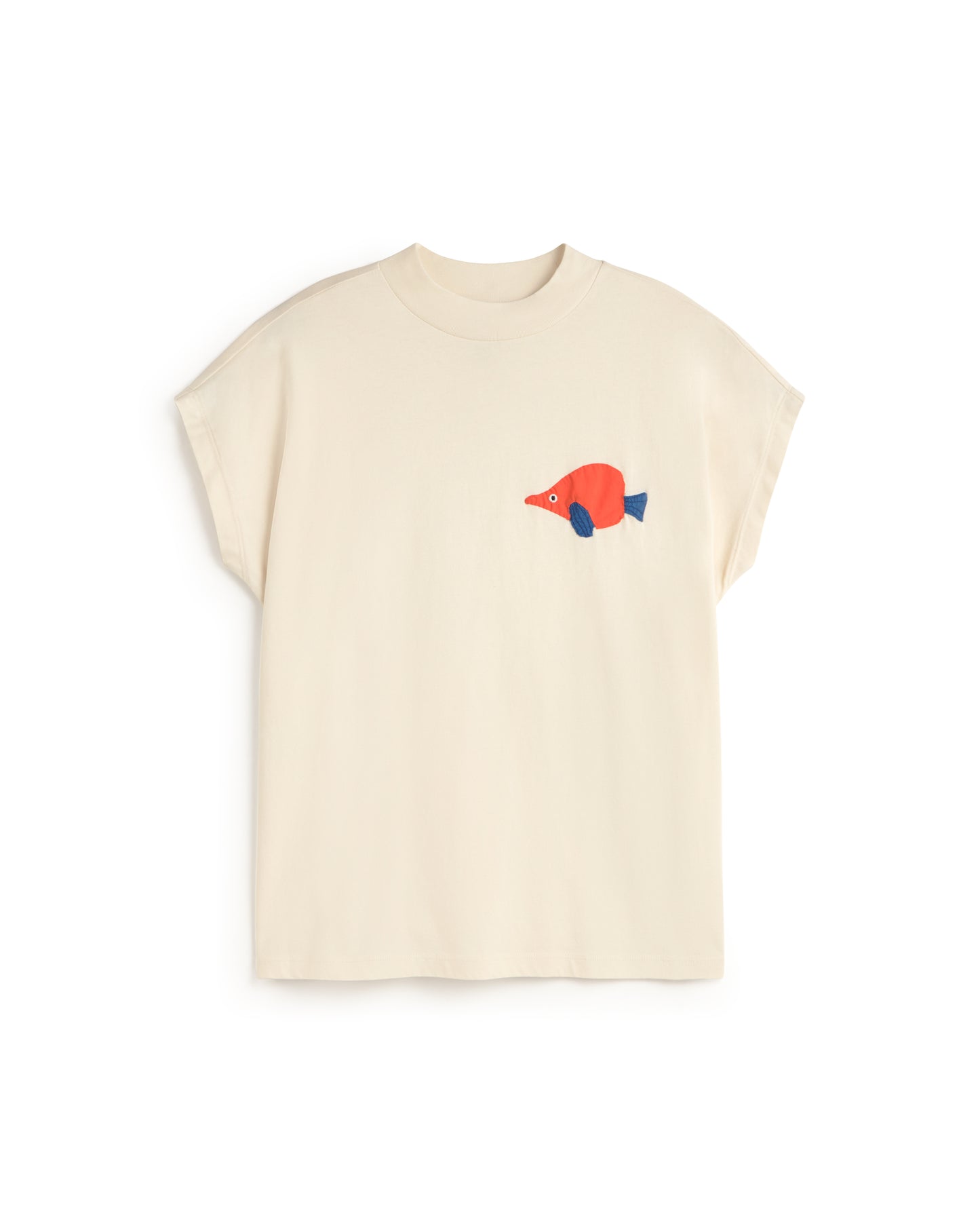 Camiseta patched trompeta Volta sostenible silueta - 1