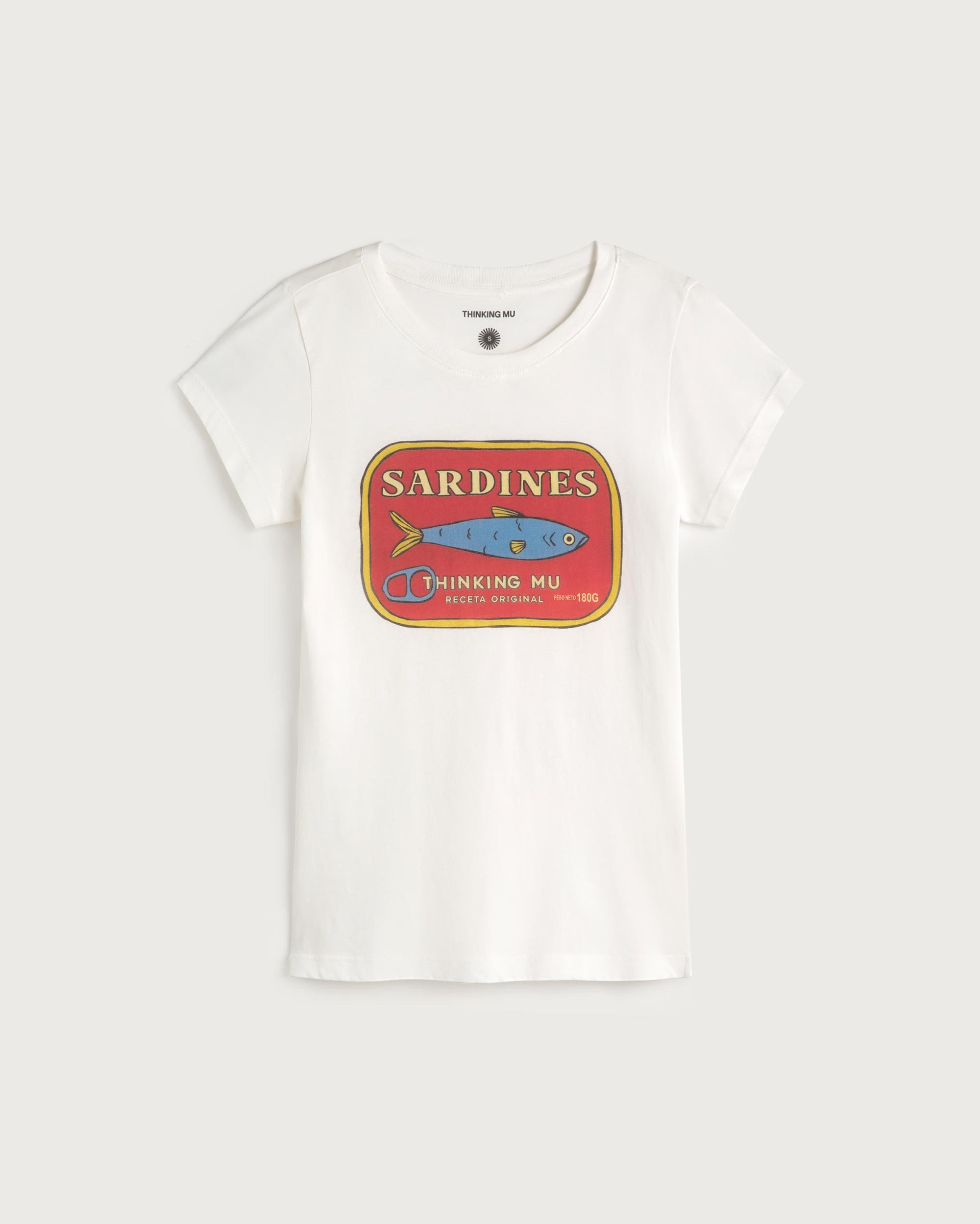 Camiseta slim sardines Mirna sostenible silueta - 1