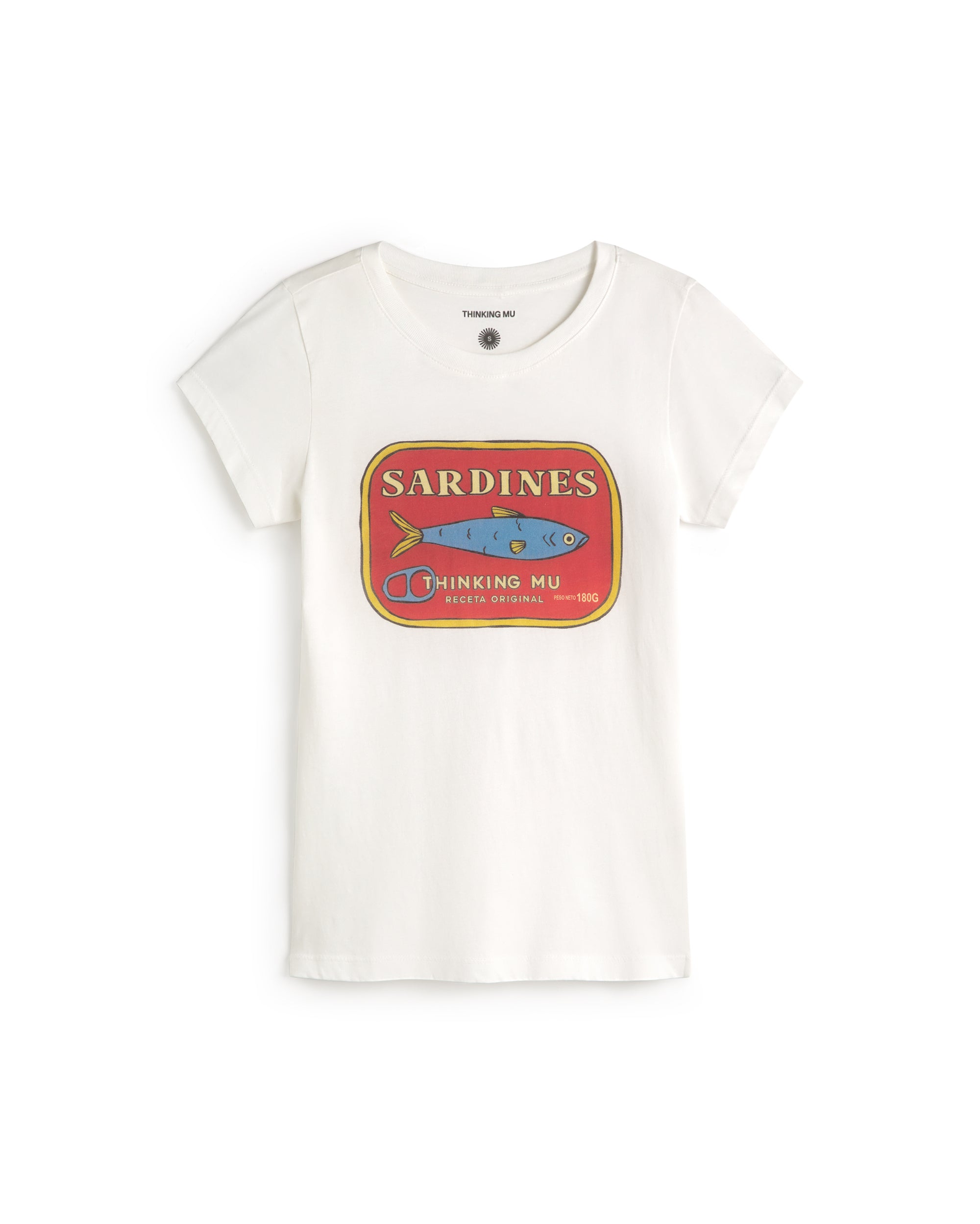 Camiseta slim sardines Mirna sostenible silueta - 1