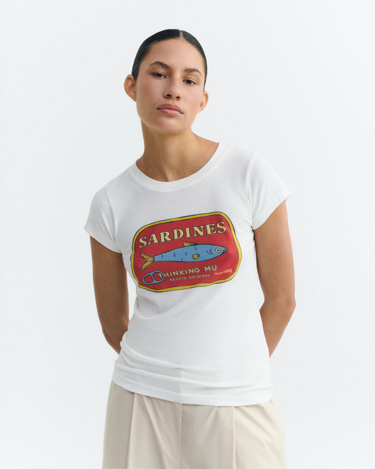 Camiseta slim sardines Mirna sostenible - 3