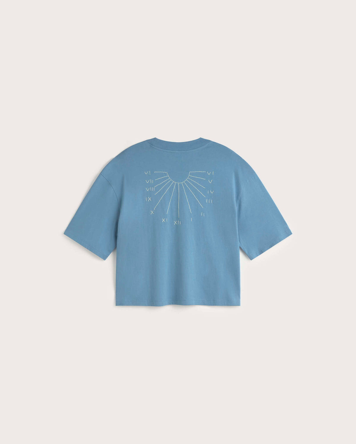 Camiseta oversize bordada a mano Lena sostenible silueta - 3