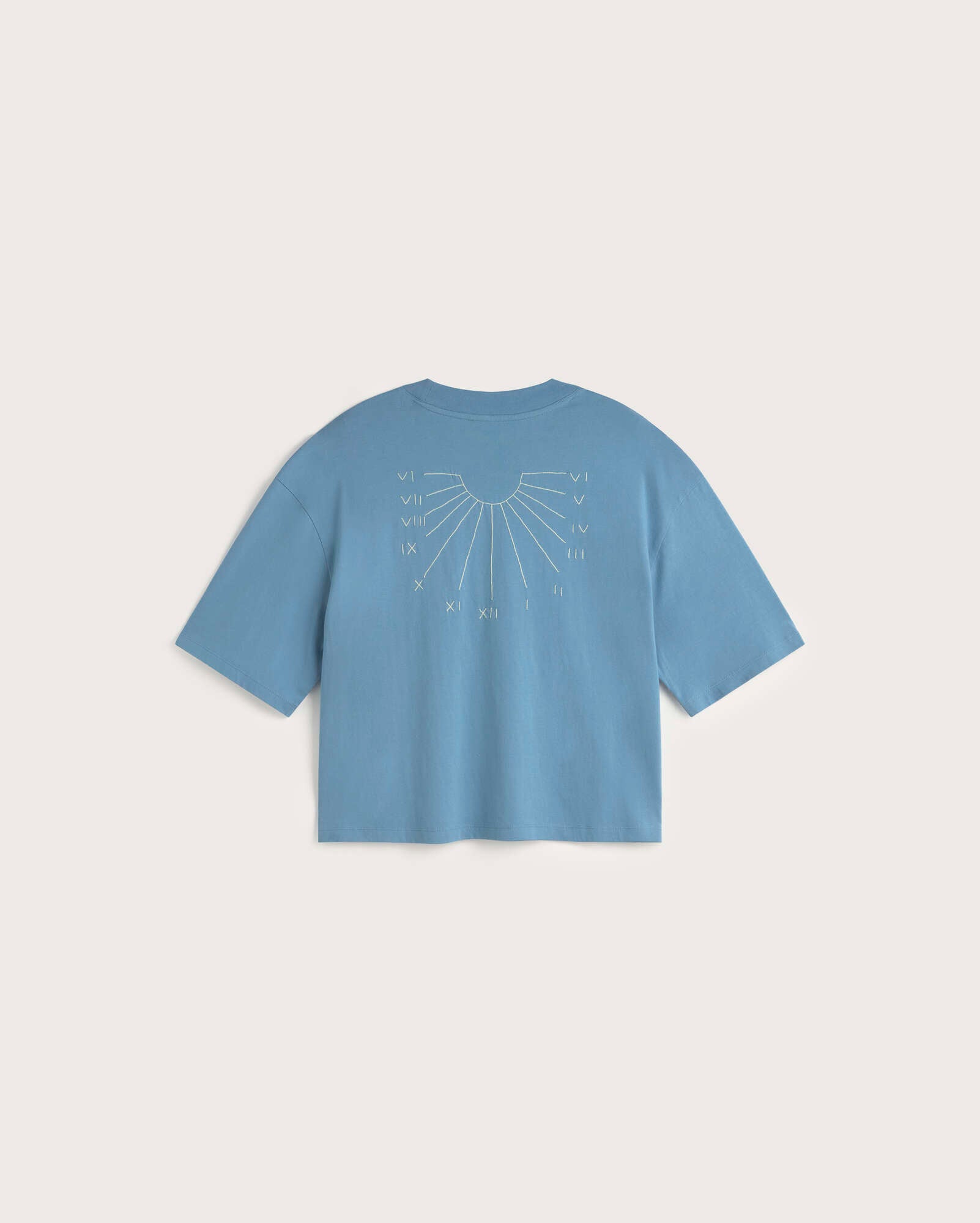 Camiseta oversize bordada a mano Lena sostenible silueta - 3