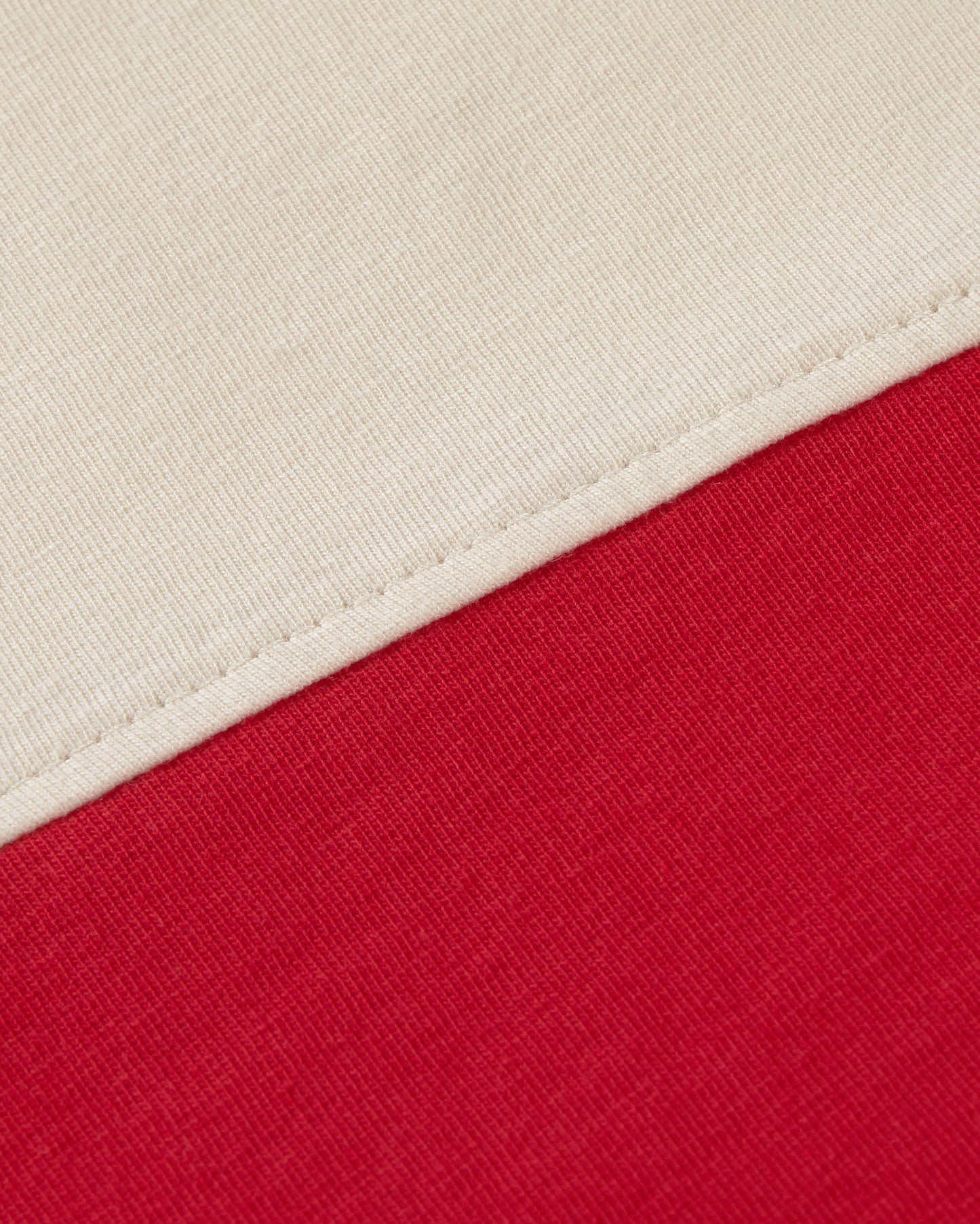 Camiseta slim roja Zura sostenible silueta - 2