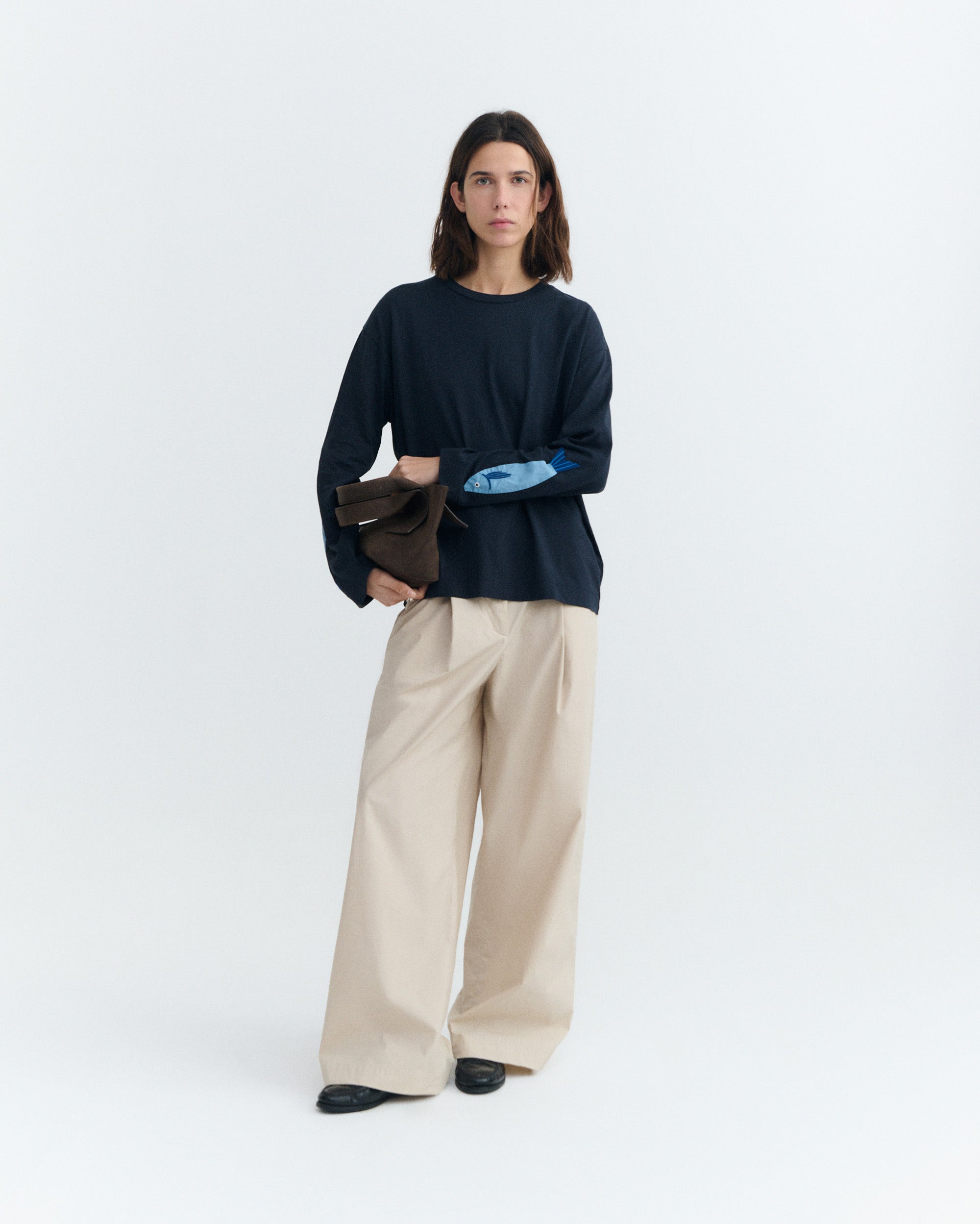 Camiseta manga larga patched boqueron Emily sostenible - 1