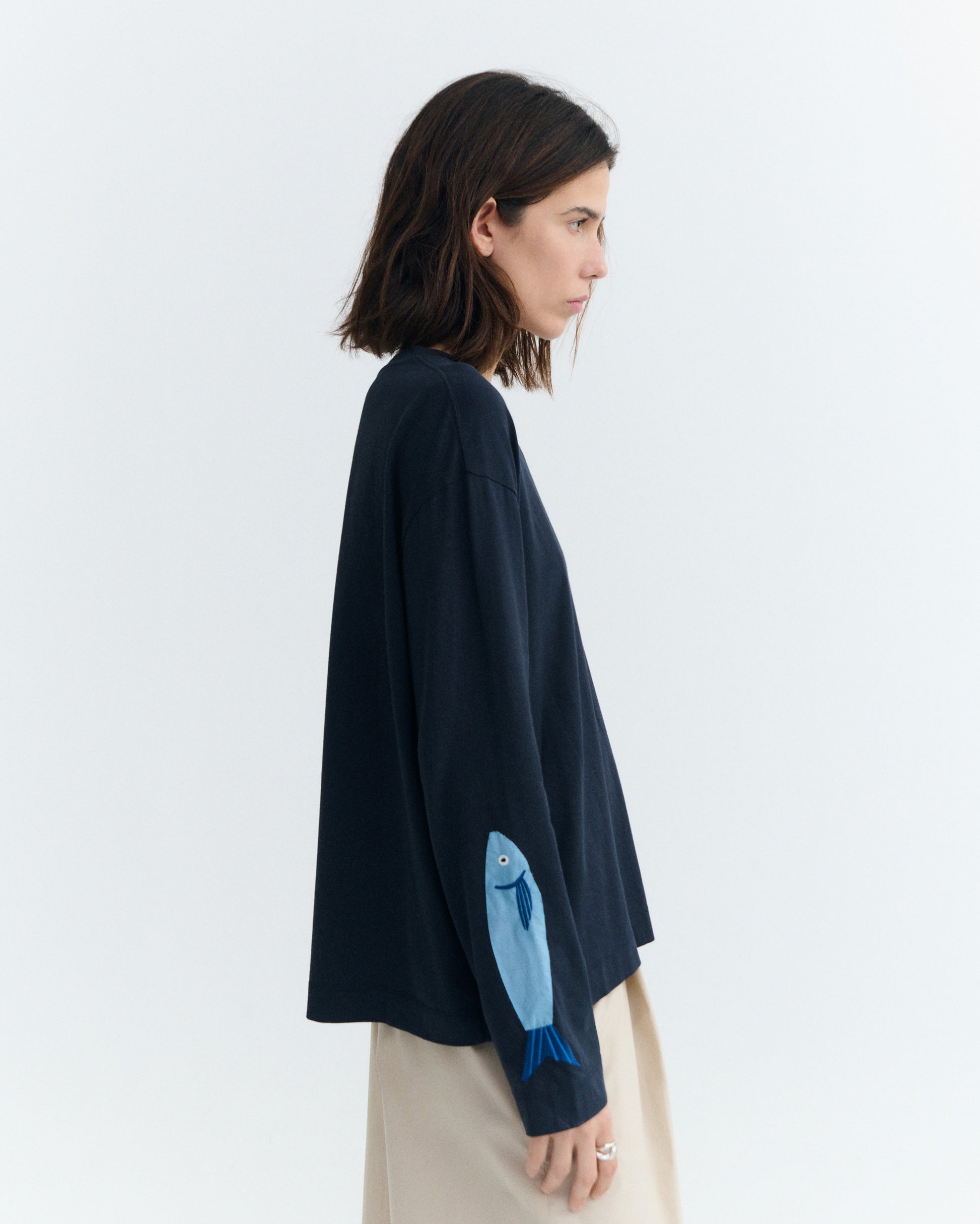 Camiseta manga larga patched boqueron Emily sostenible - 2