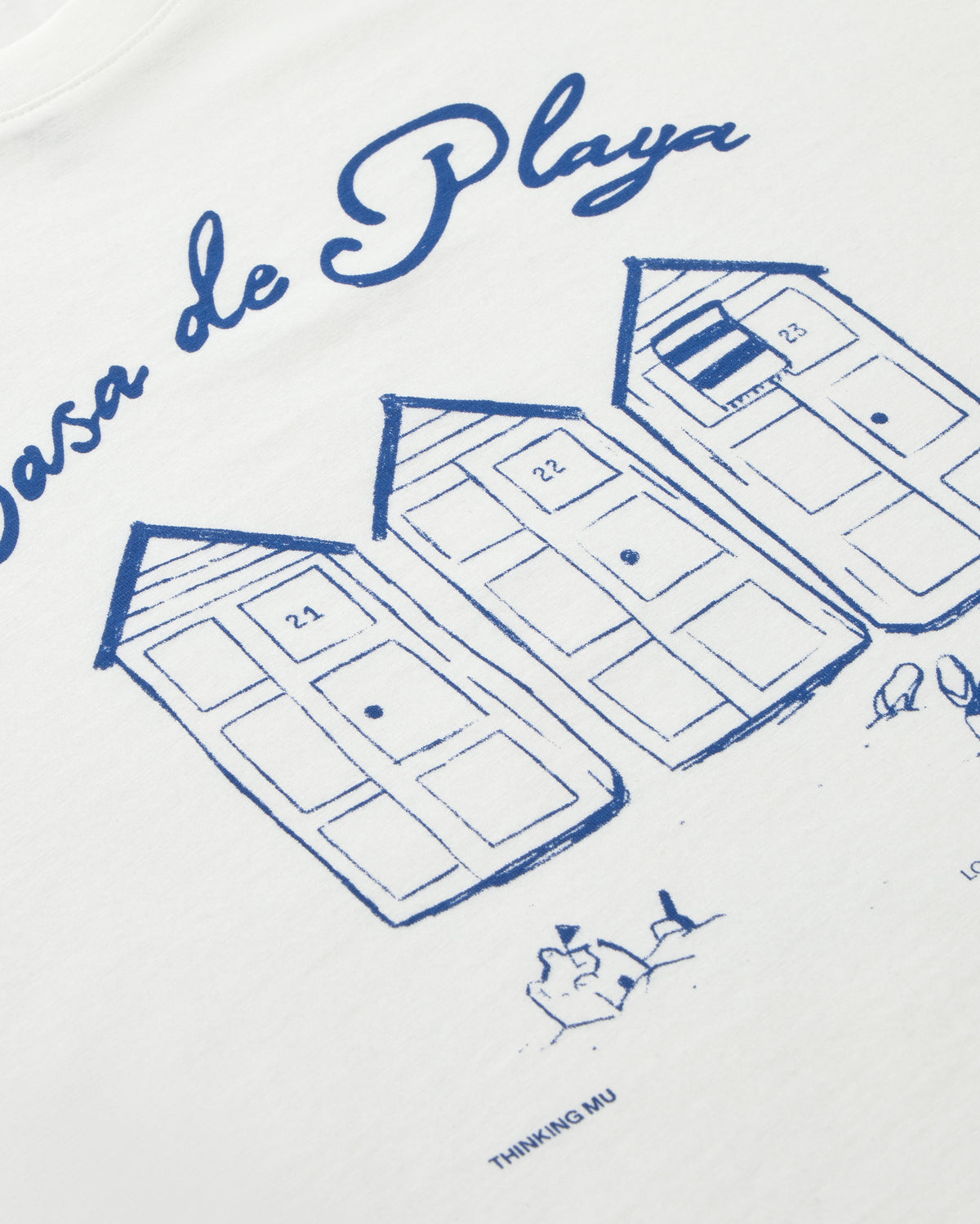 Camiseta oversize casa de playa Lena sostenible silueta - 2