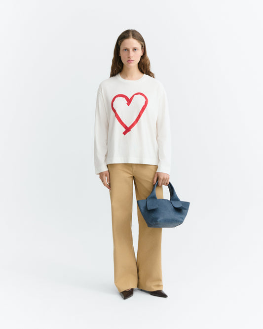 Camiseta manga larga heart tape Emily sostenible - 1
