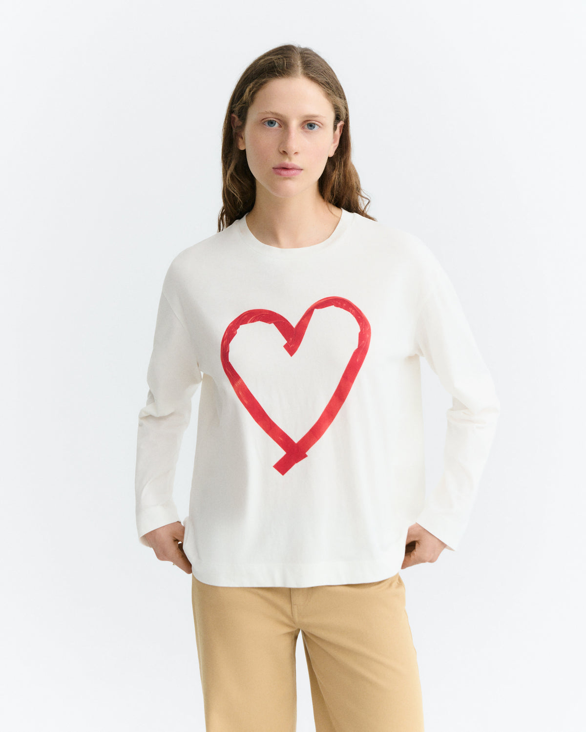 Camiseta manga larga heart tape Emily sostenible - 2