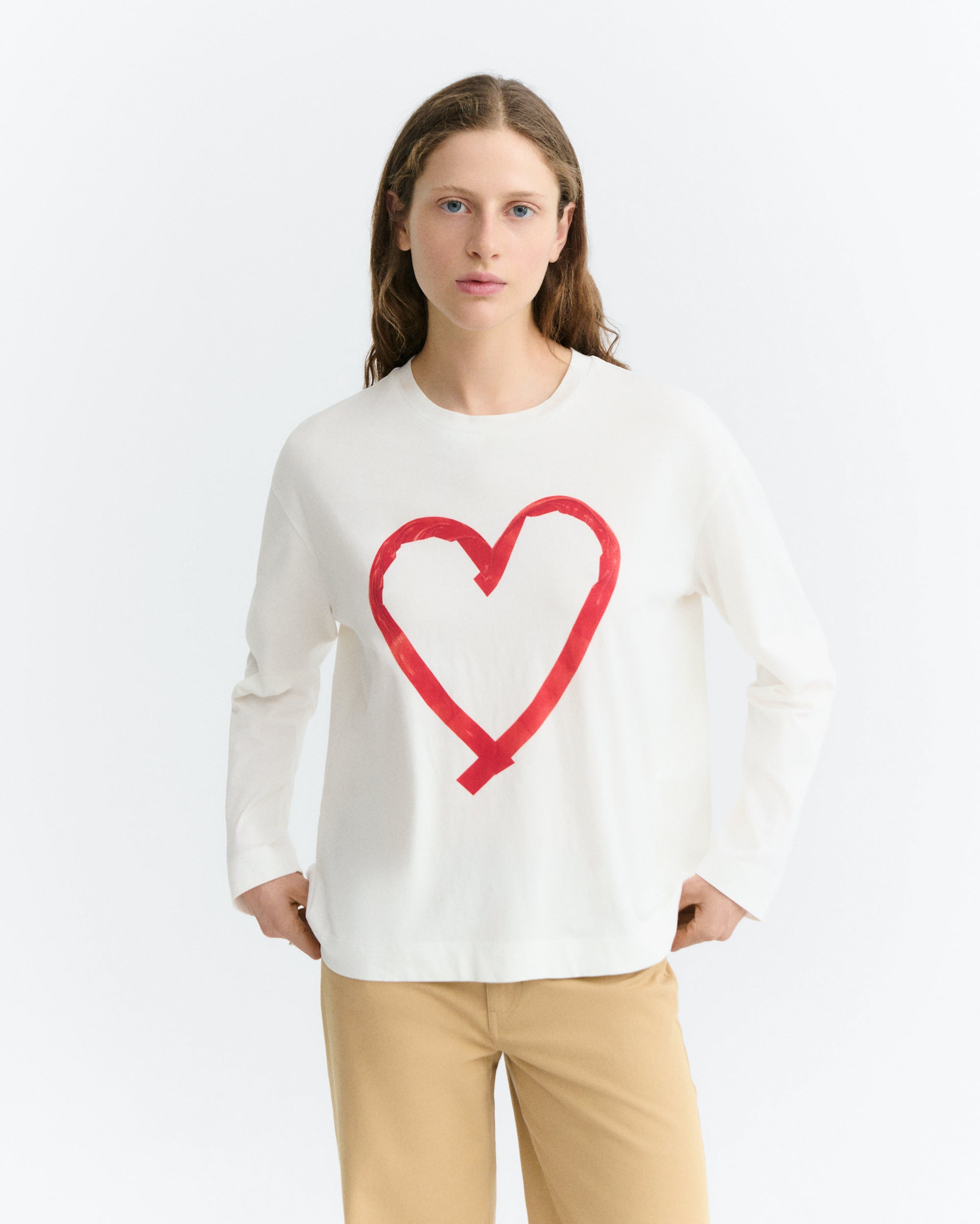 Camiseta manga larga heart tape Emily sostenible - 2