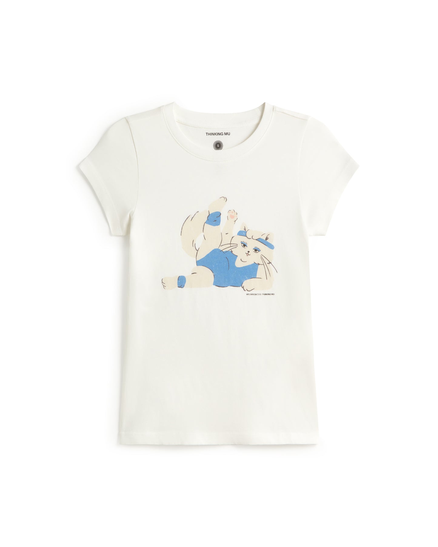 Camiseta slim meowrobics Mirna sostenible silueta - 1