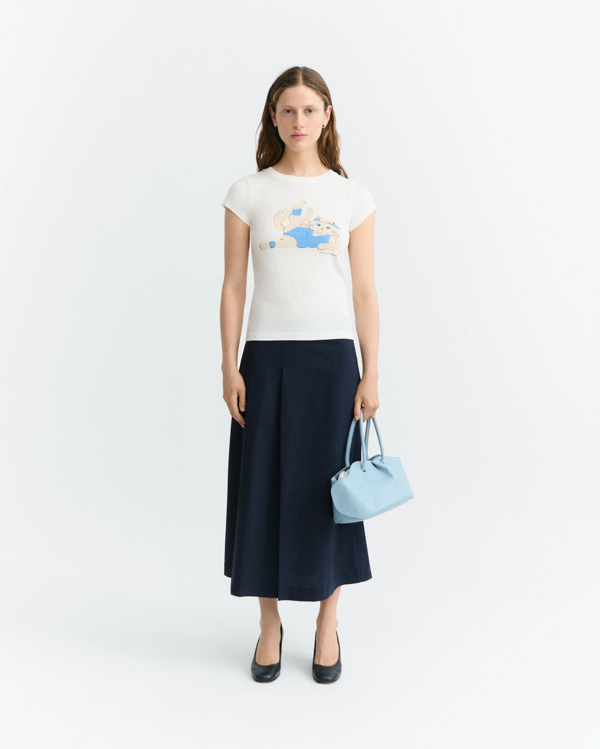 Camiseta slim meowrobics Mirna sostenible - 1