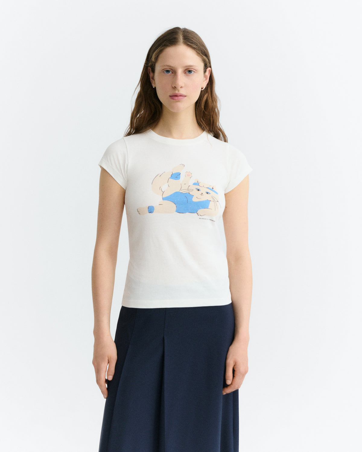 Camiseta slim meowrobics Mirna sostenible - 2