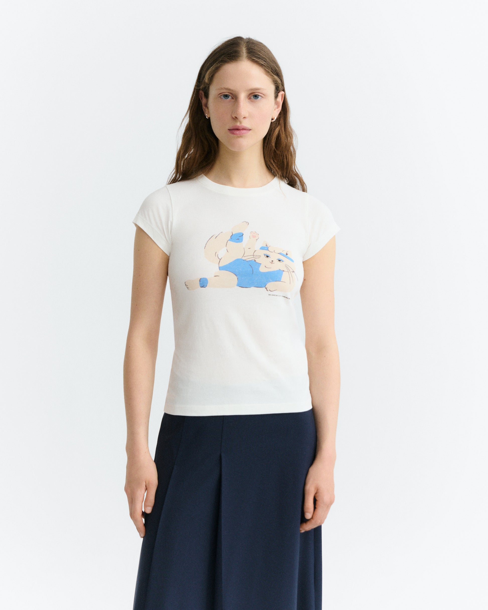 Camiseta slim meowrobics Mirna sostenible - 2