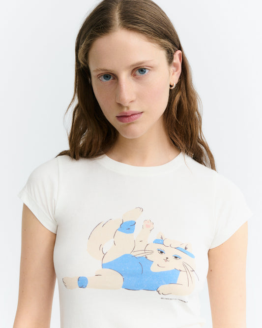 Camiseta slim meowrobics Mirna sostenible - 3