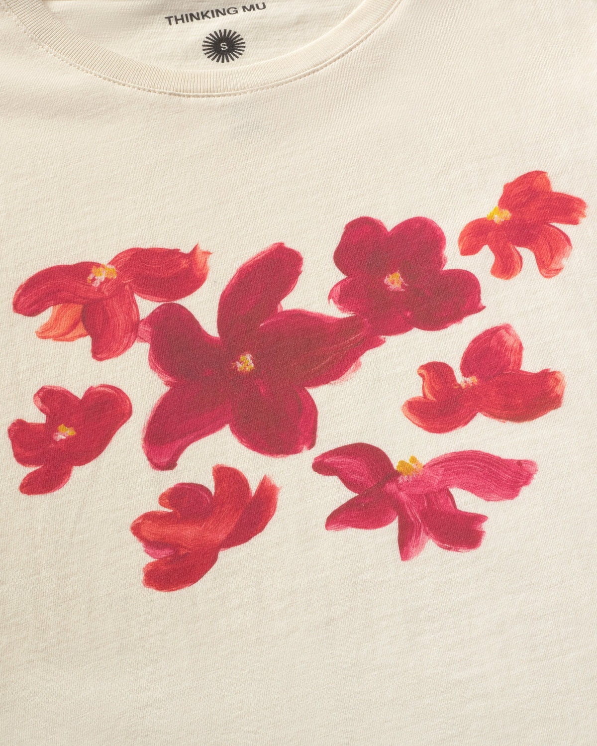 Camiseta red garden Zowie sostenible silueta - 2