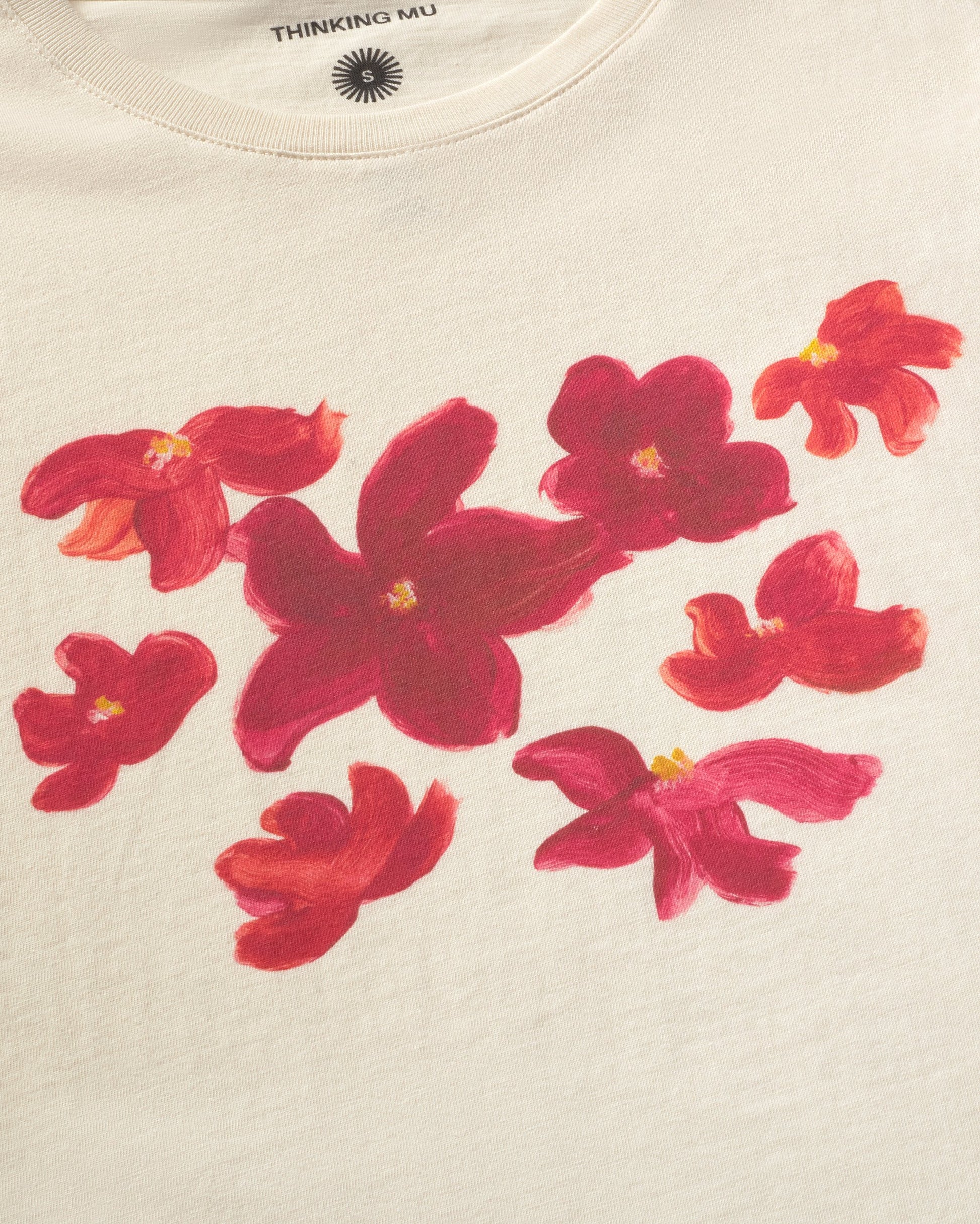Camiseta red garden Zowie sostenible silueta - 2