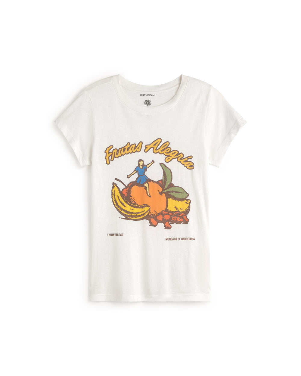 Camiseta slim frutas Mirna sostenible silueta - 1