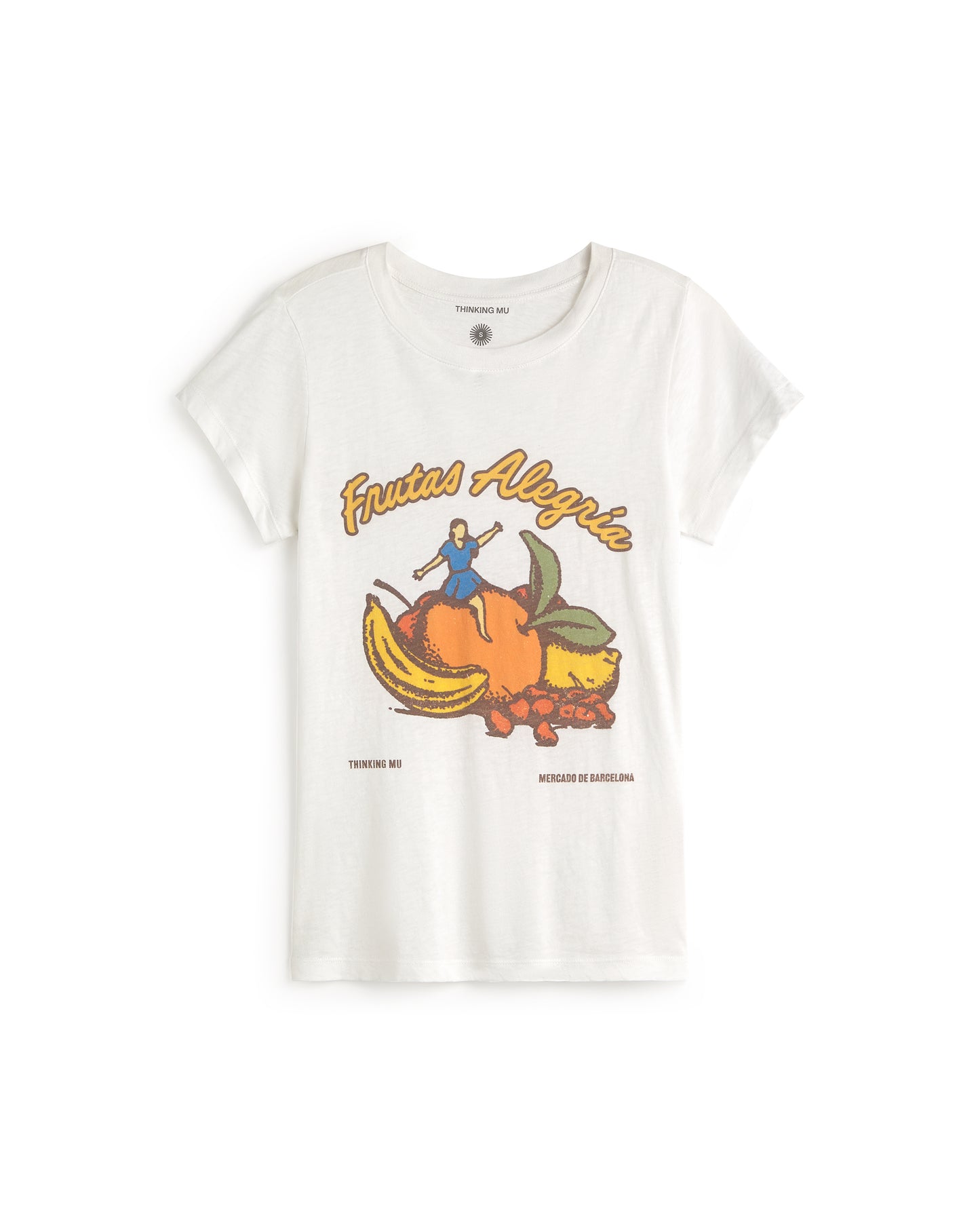 Camiseta slim frutas Mirna sostenible silueta - 1