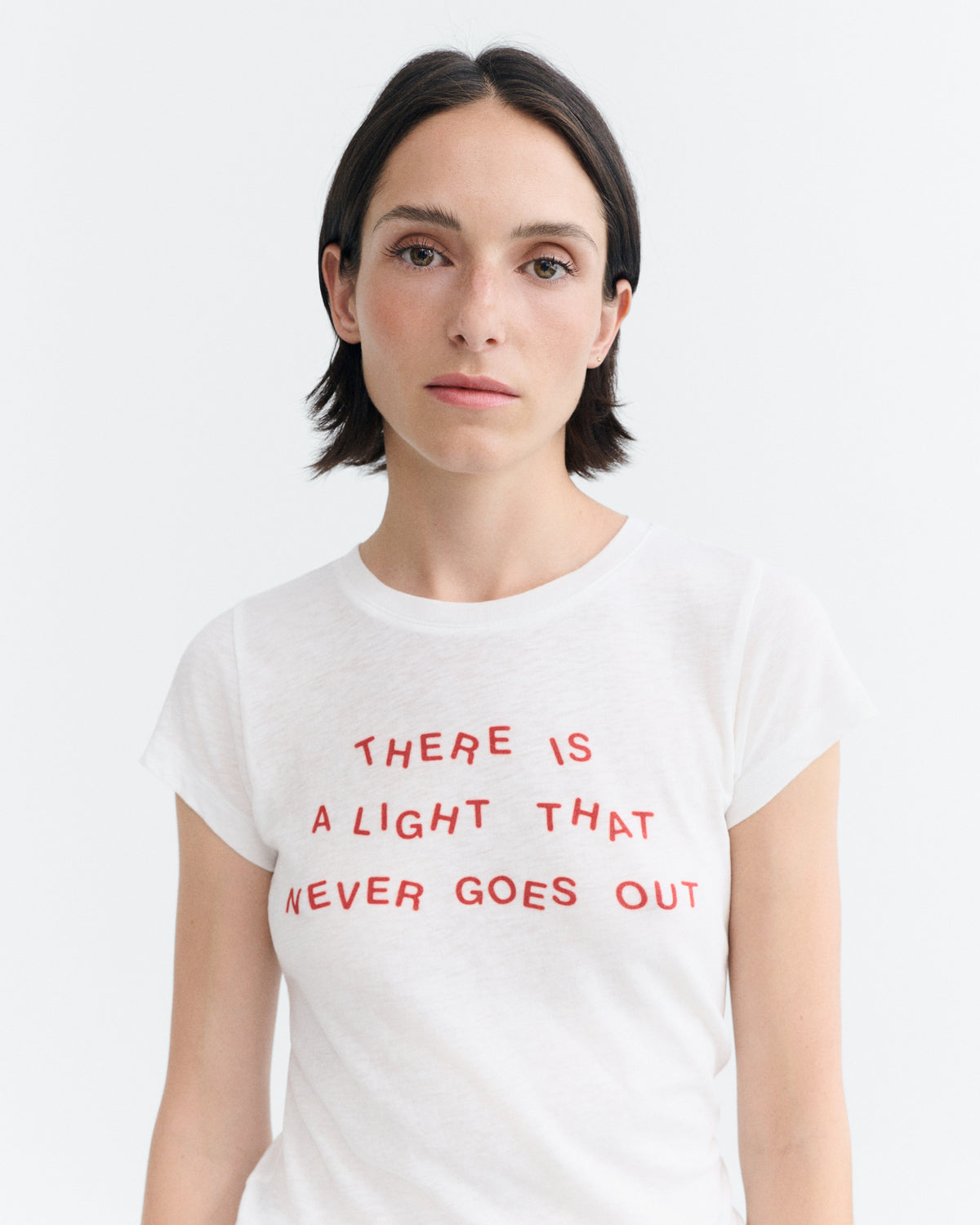 Camiseta slim blanca Mirna sostenible - 3