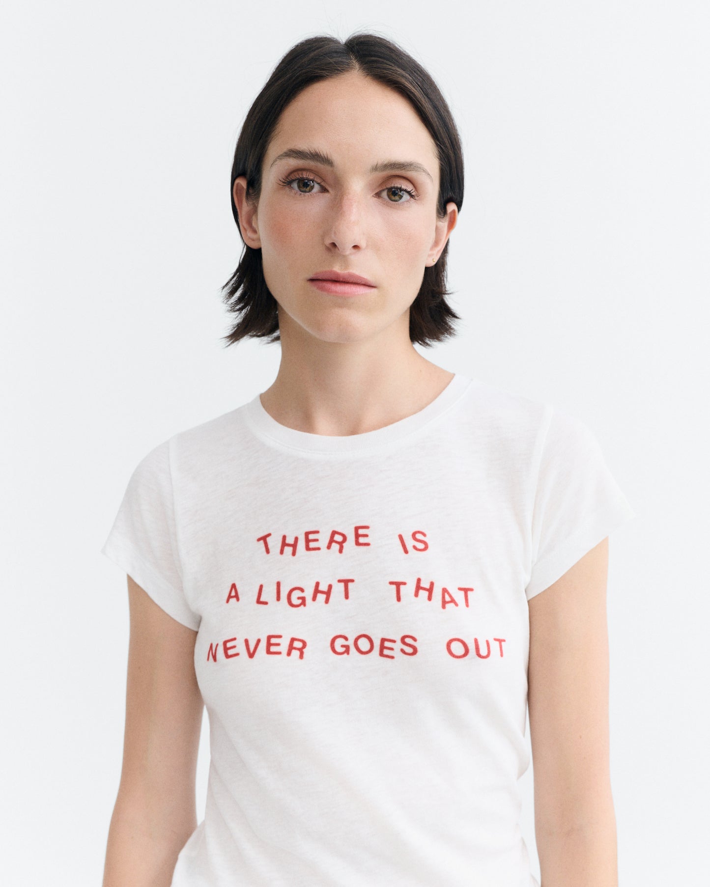 Camiseta slim blanca Mirna sostenible - 3