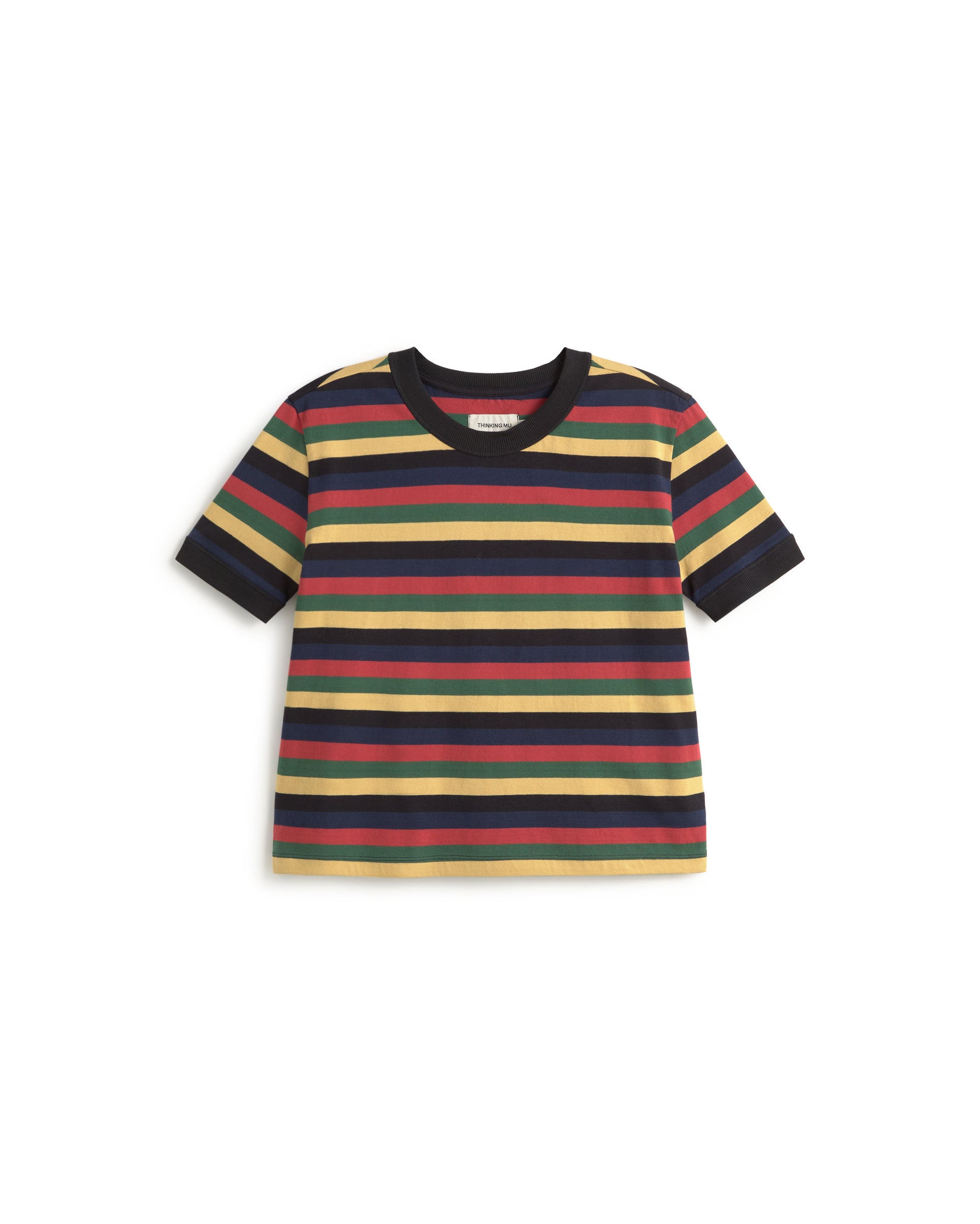 Camiseta rayas multicolor Zowie R sostenible silueta - 1