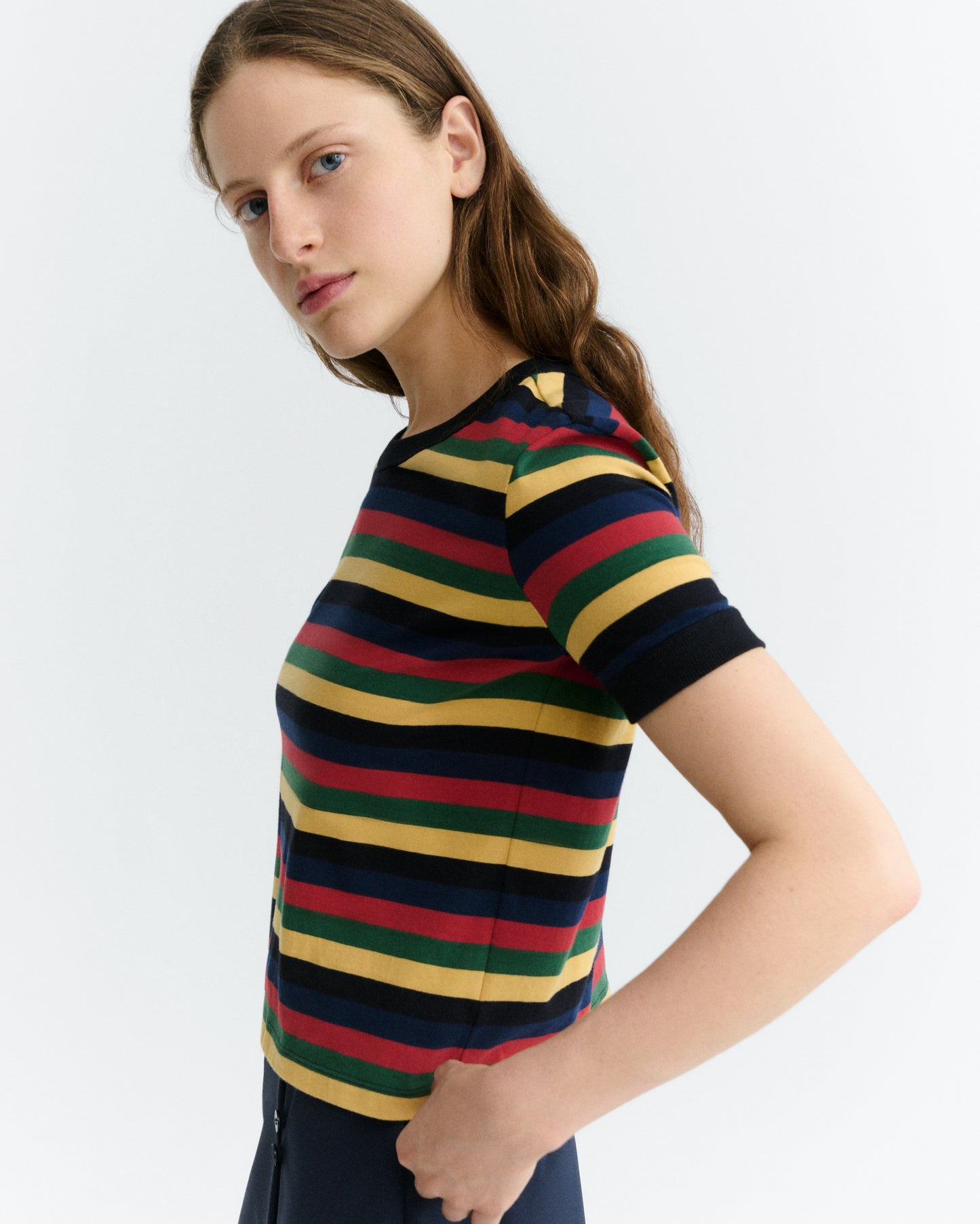 Camiseta rayas multicolor Zowie R sostenible - 3