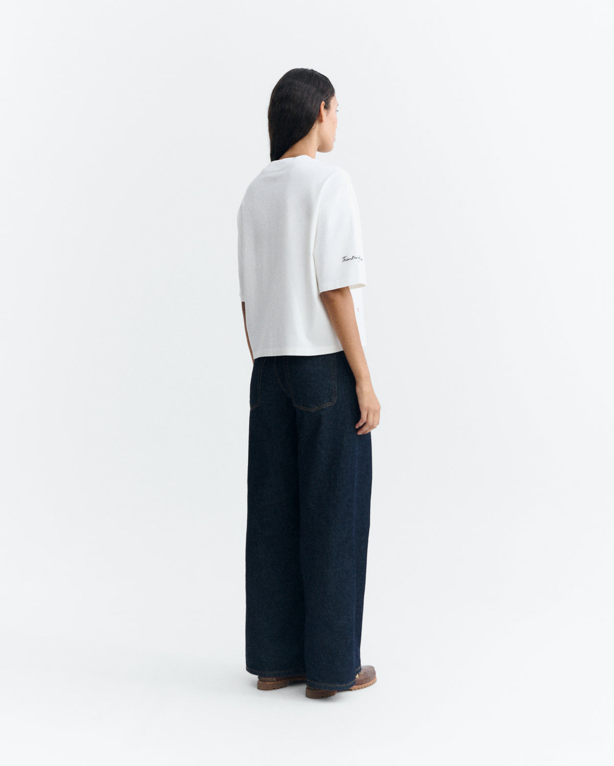 Camiseta oversize bordada tomatera Lena sostenible - 4