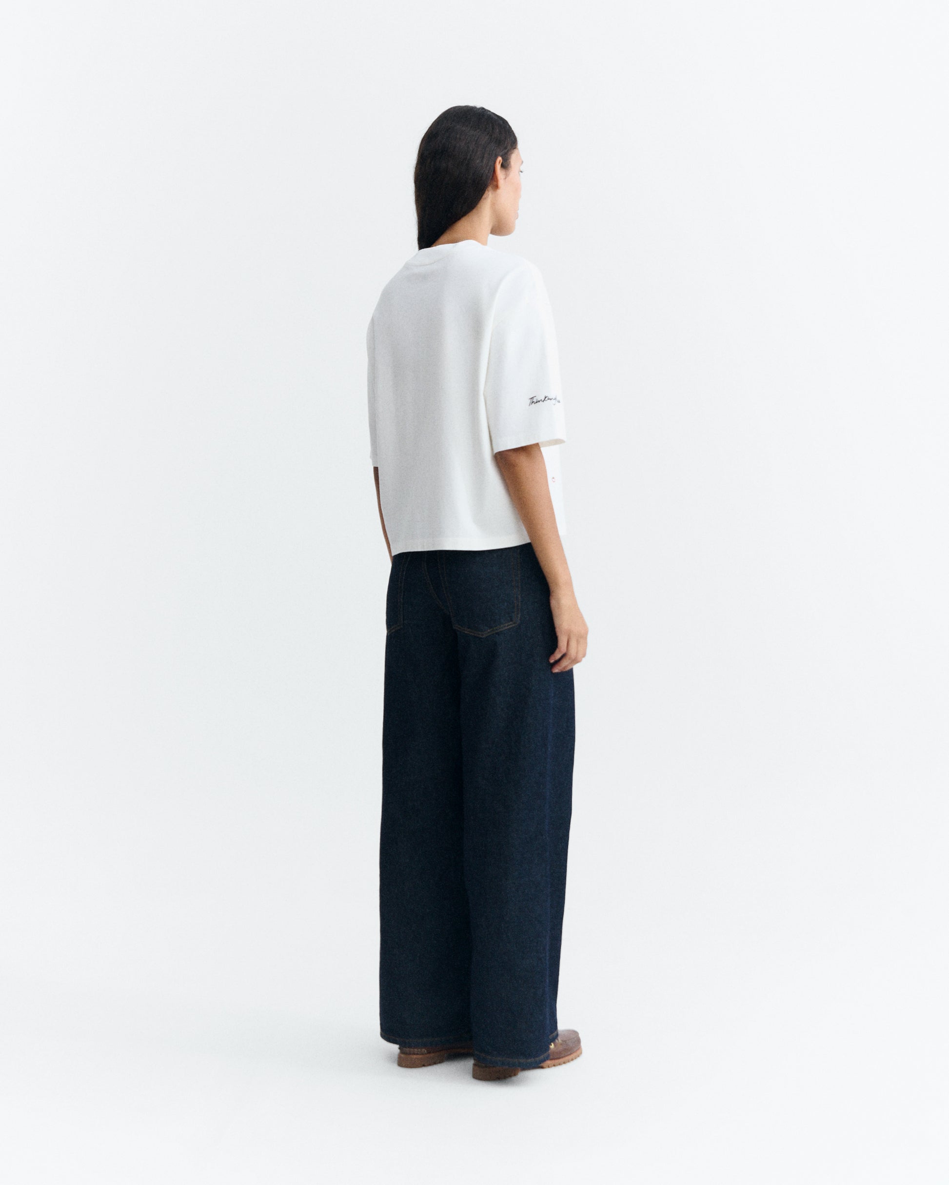 Camiseta oversize bordada tomatera Lena sostenible - 4