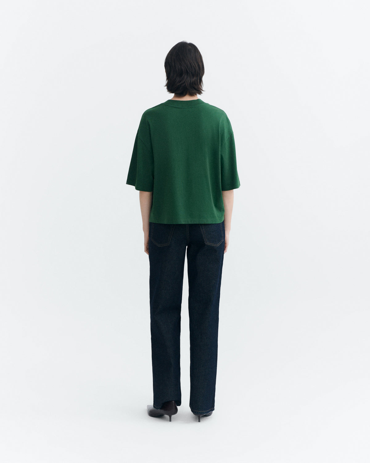 Camiseta oversize verde Lena sostenible - 4