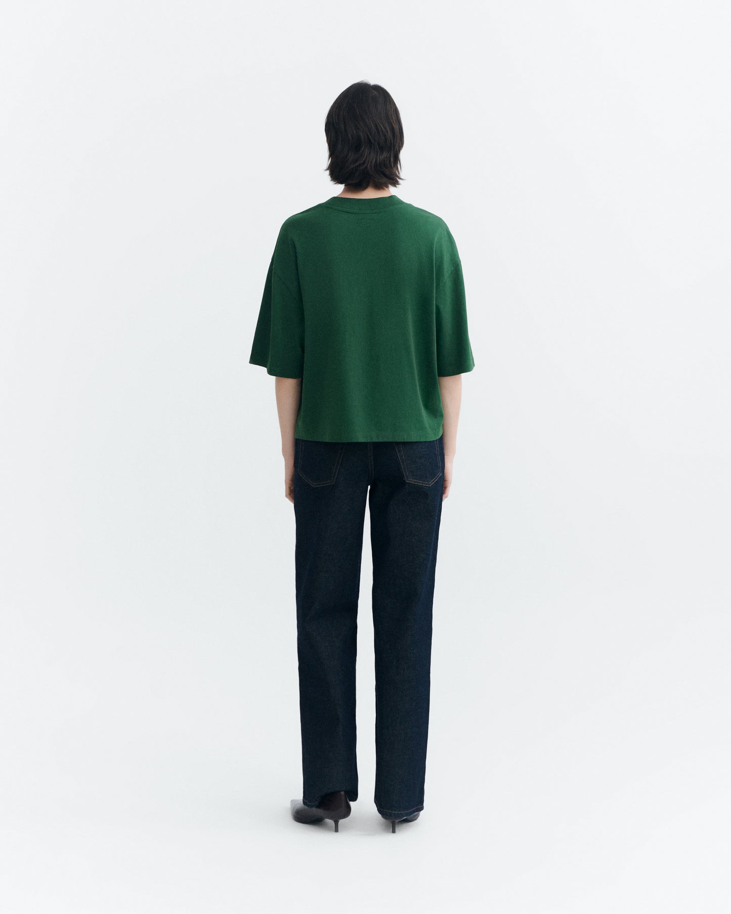 Camiseta oversize verde Lena sostenible - 4