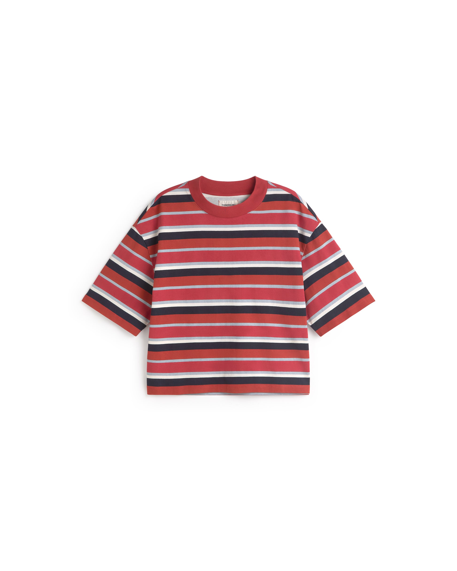 Camiseta oversize rayas kiki Lena sostenible silueta - 1
