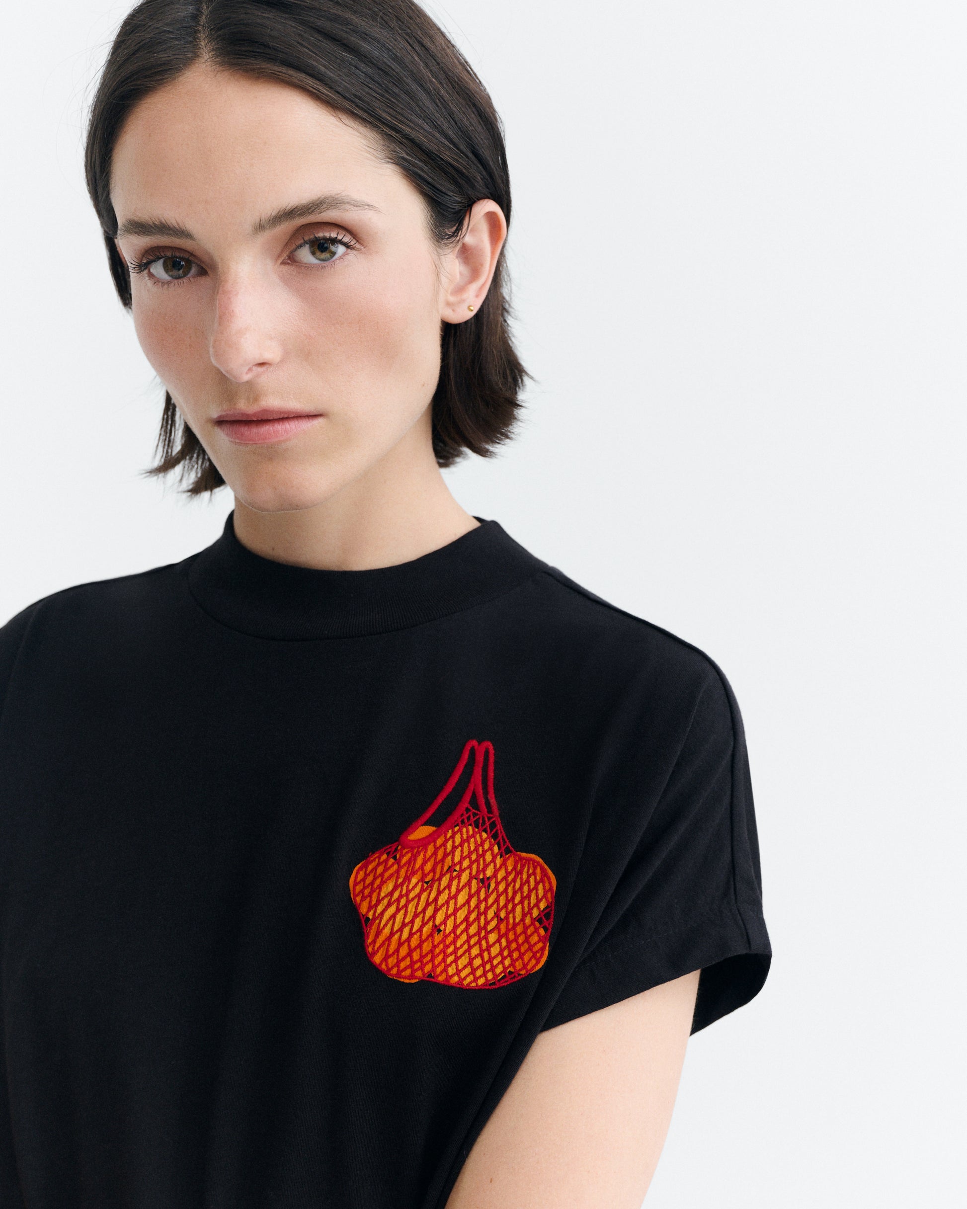 Camiseta bordada mandarinas Volta sostenible - 2