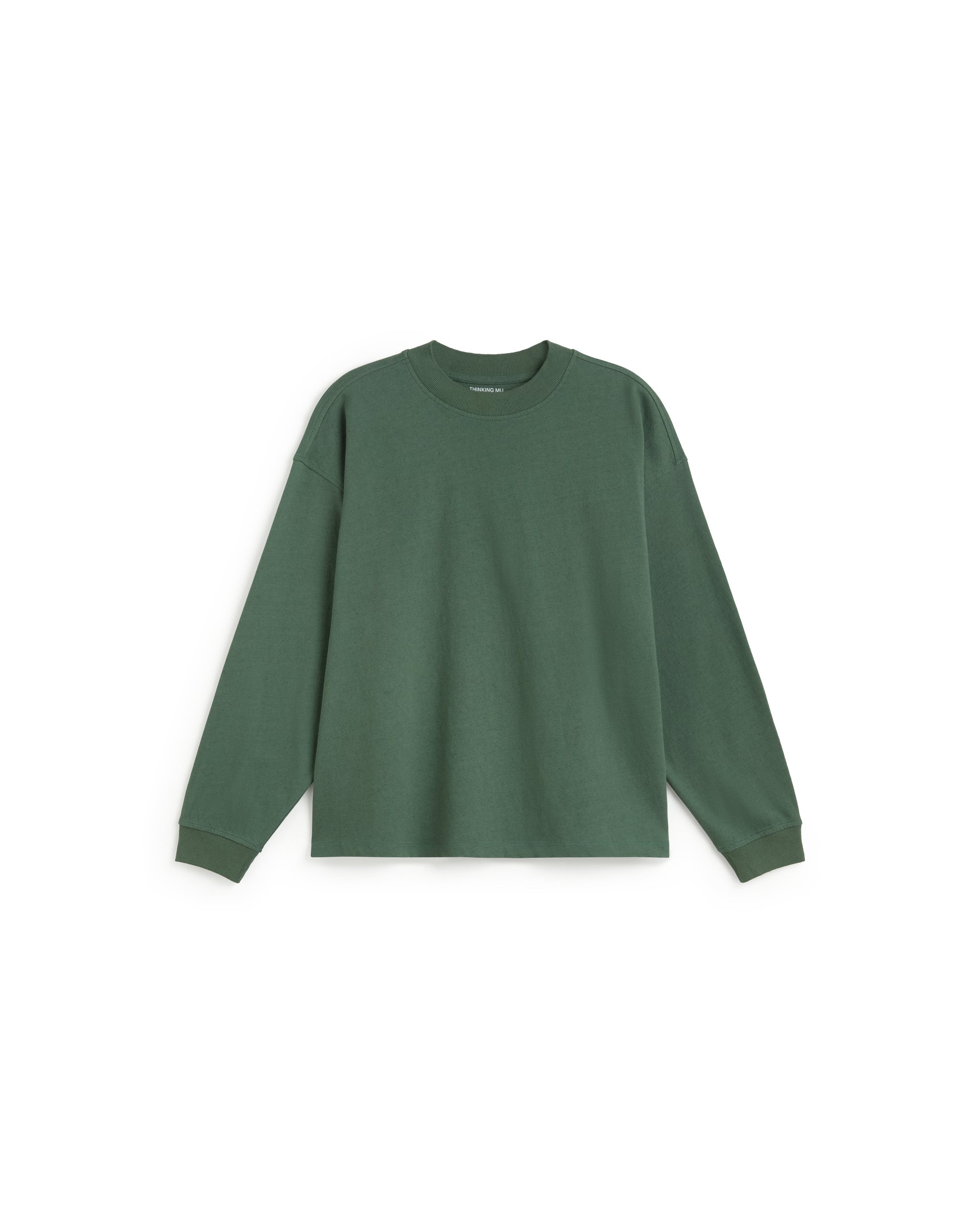 Camiseta oversize verde Freire sostenible silueta - 1