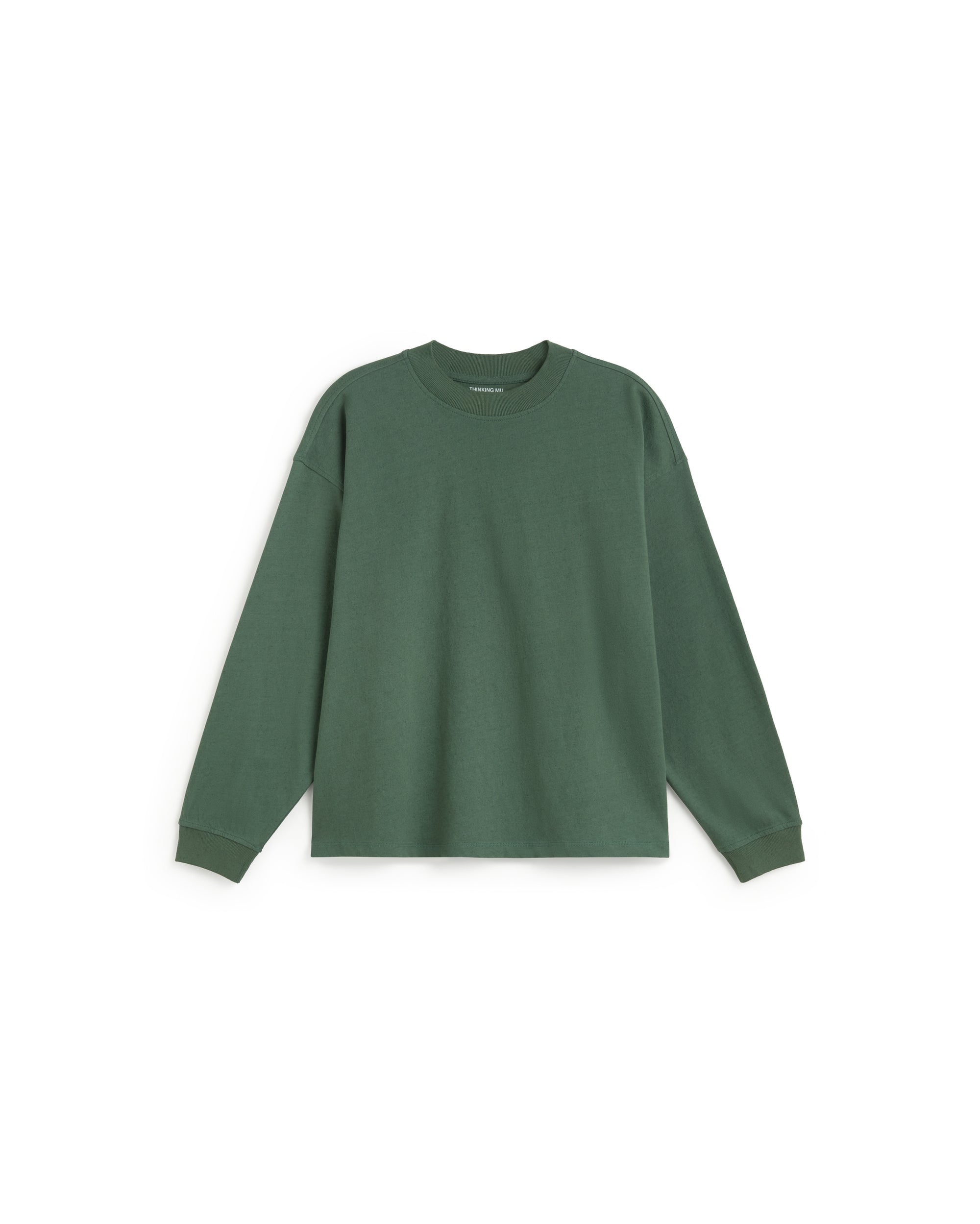 Camiseta oversize verde Freire sostenible silueta - 1