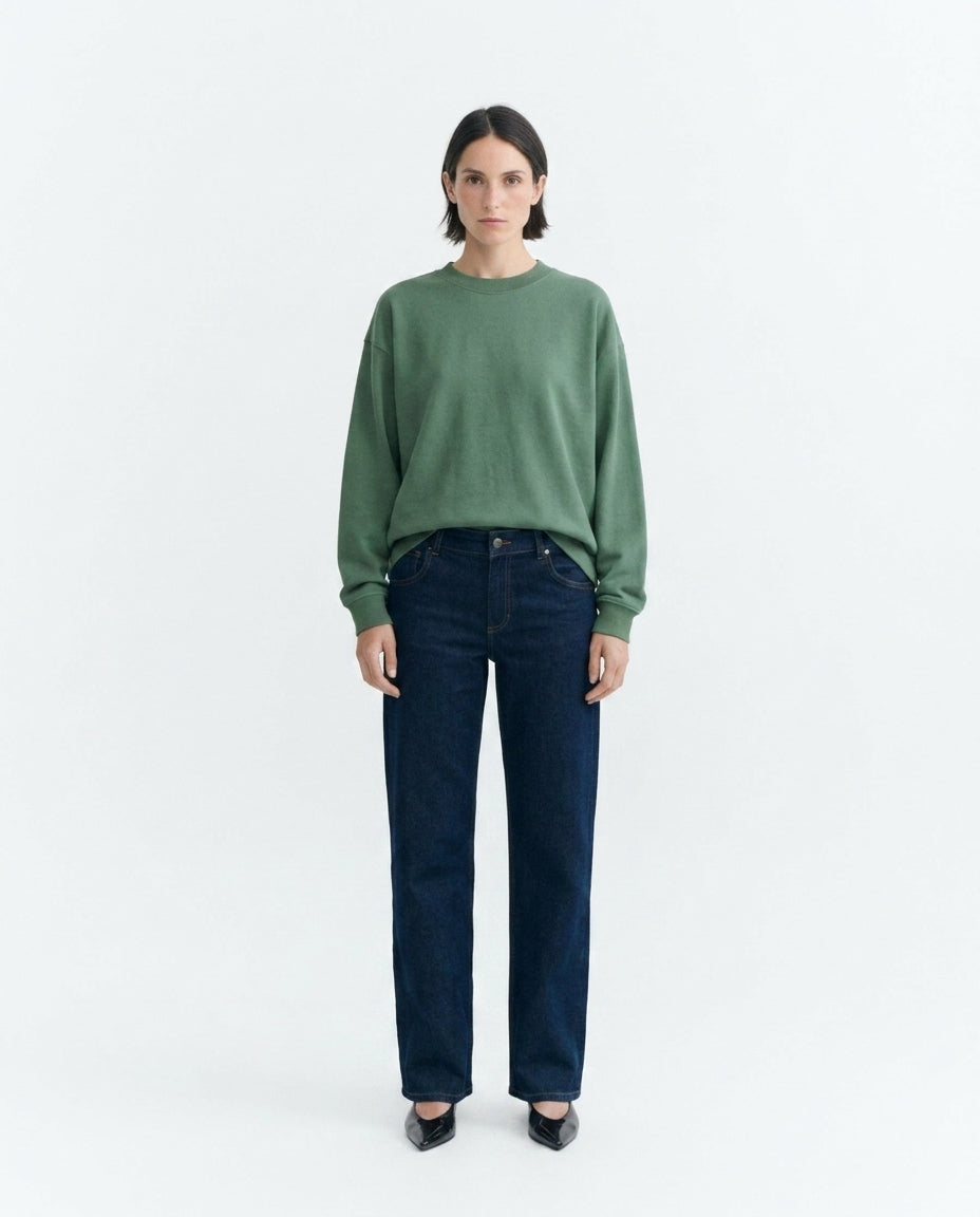 Camiseta oversize verde Freire sostenible - 2
