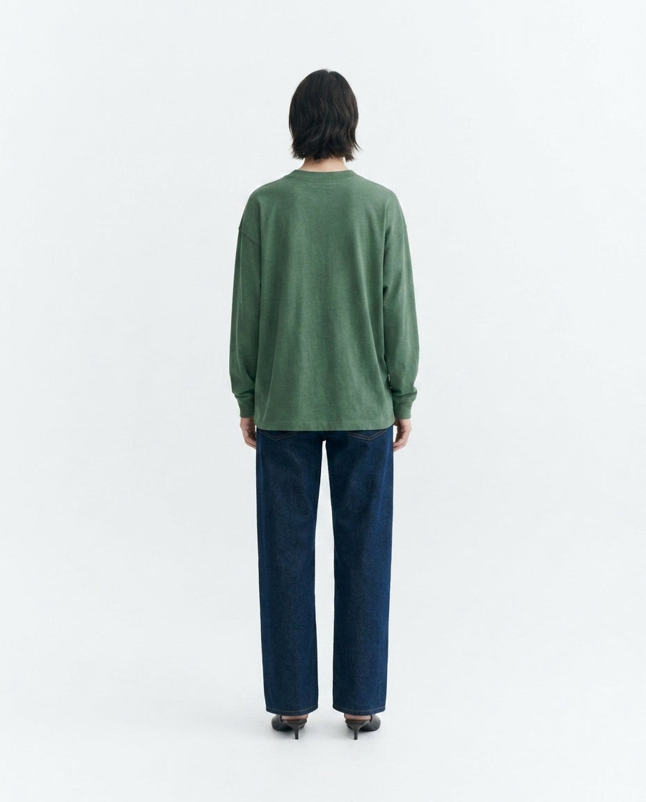 Camiseta oversize verde Freire sostenible - 3