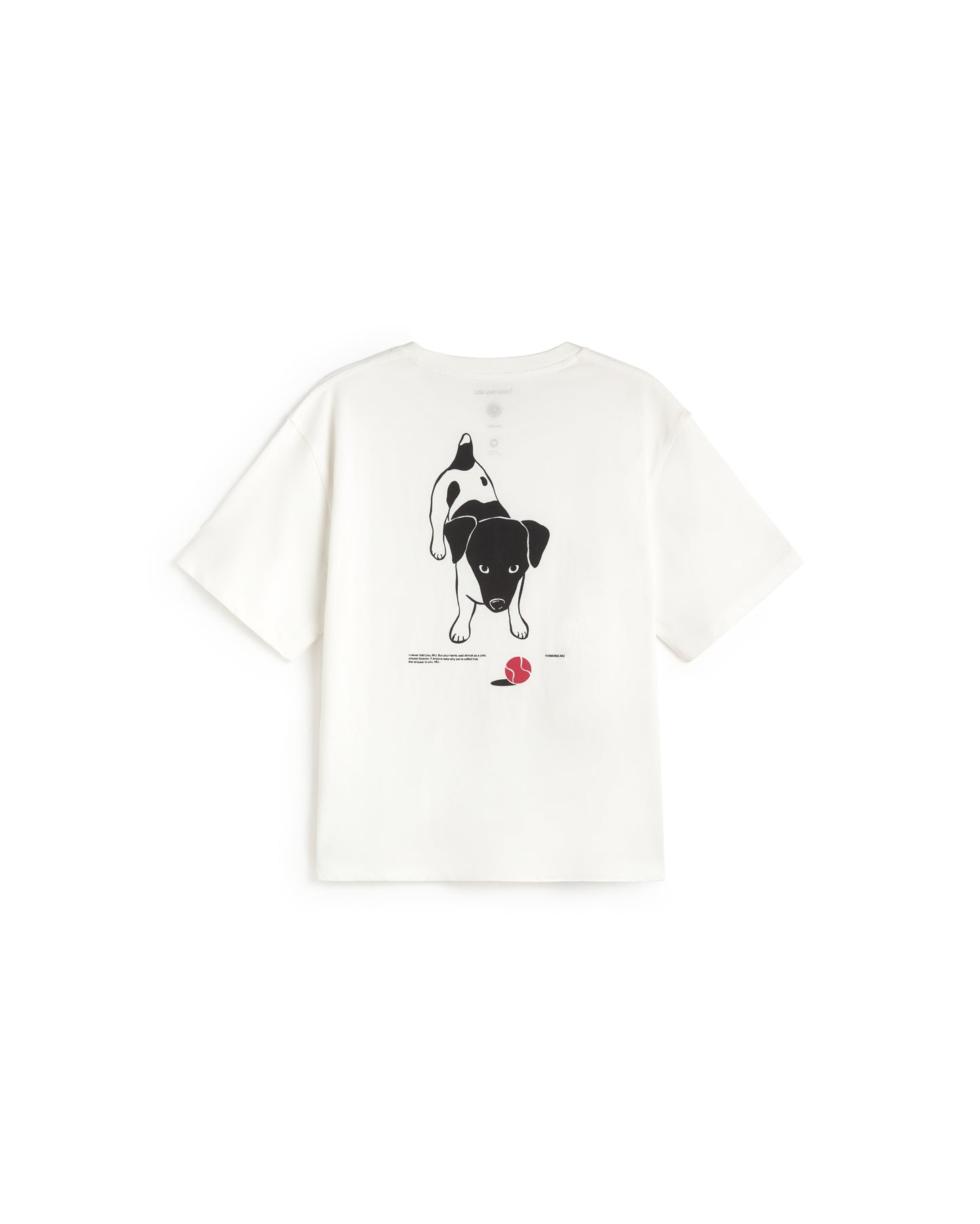 Camiseta dog ball Lucia sostenible silueta - 3