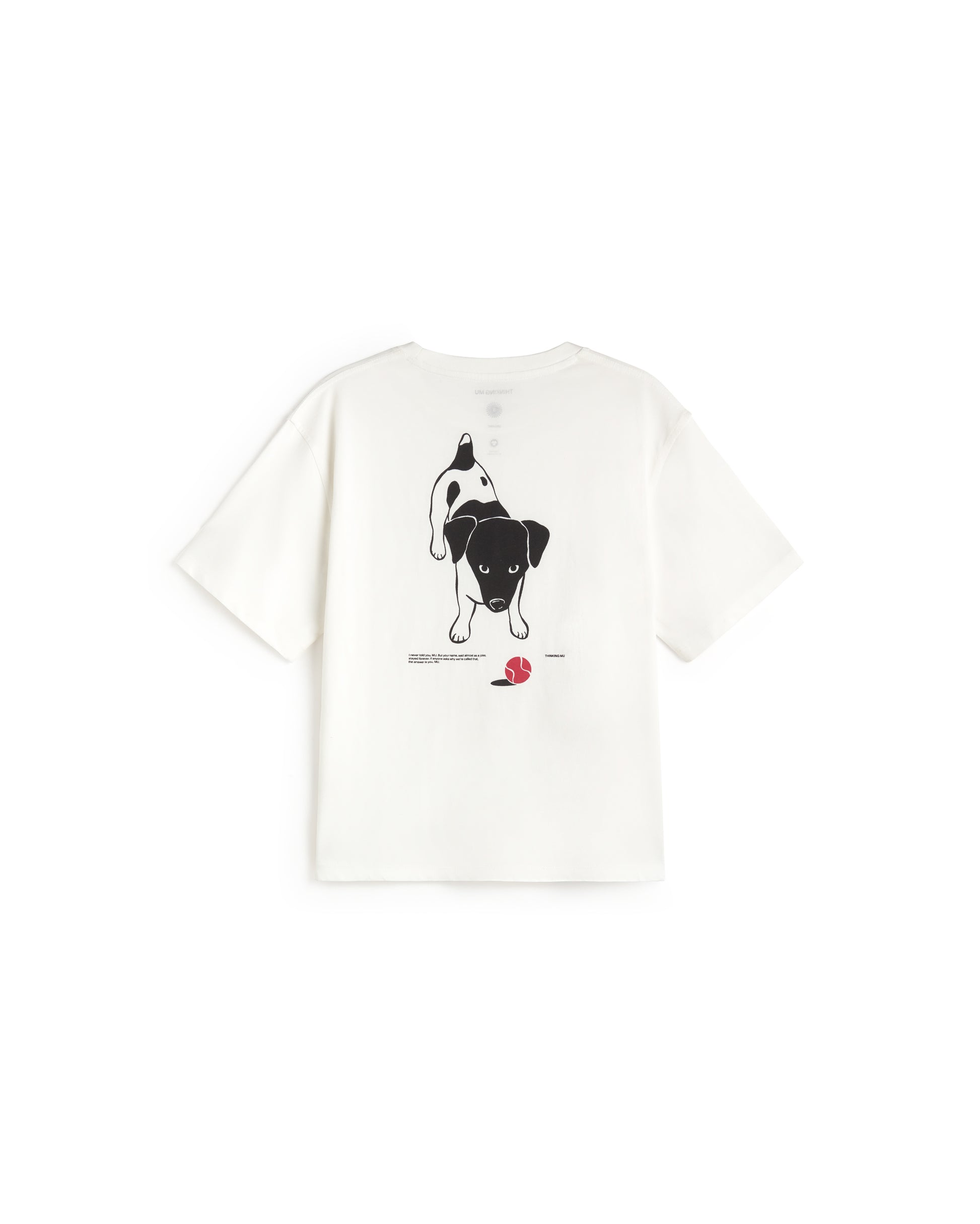 Camiseta dog ball Lucia sostenible silueta - 3