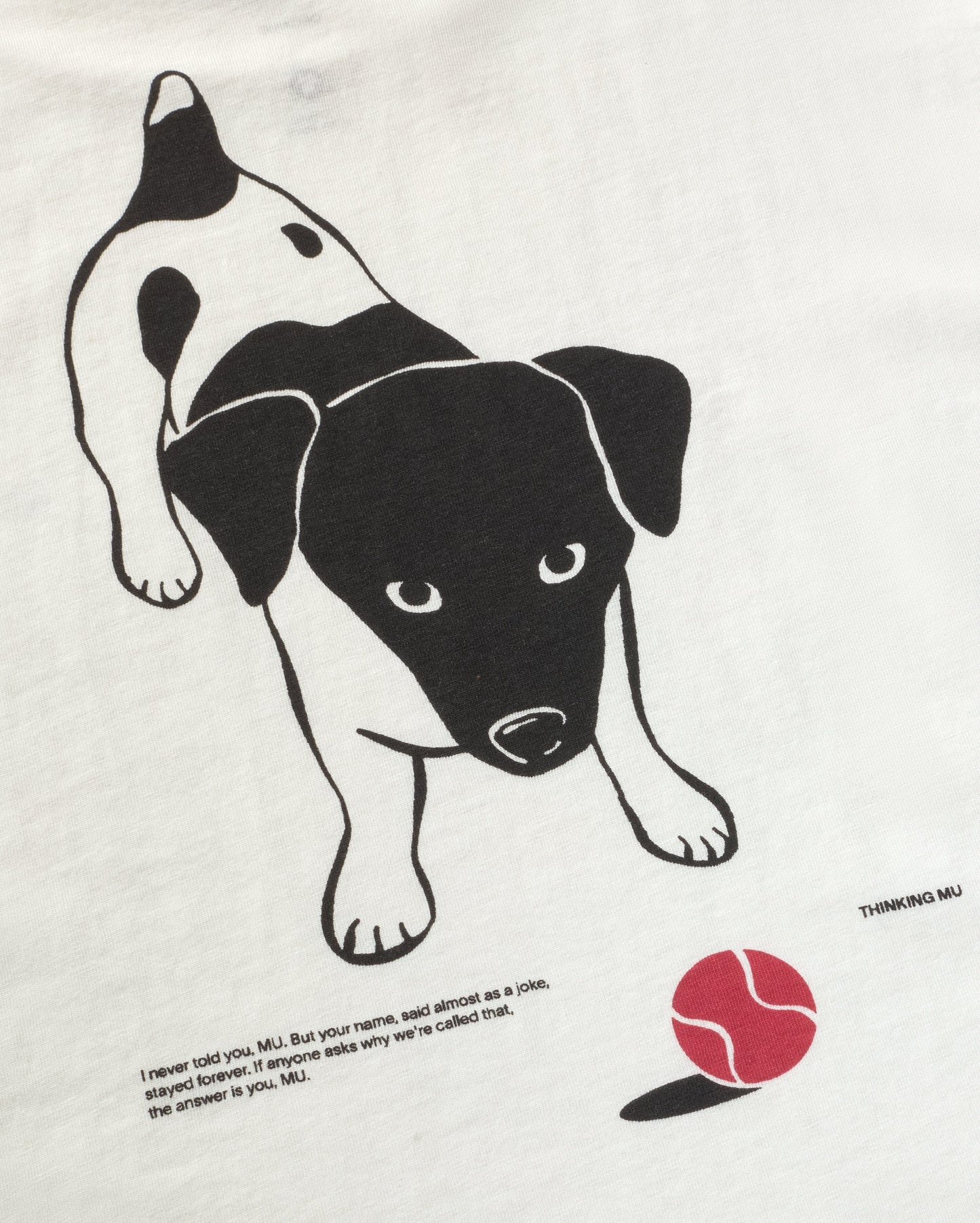 Camiseta dog ball Lucia sostenible silueta - 5