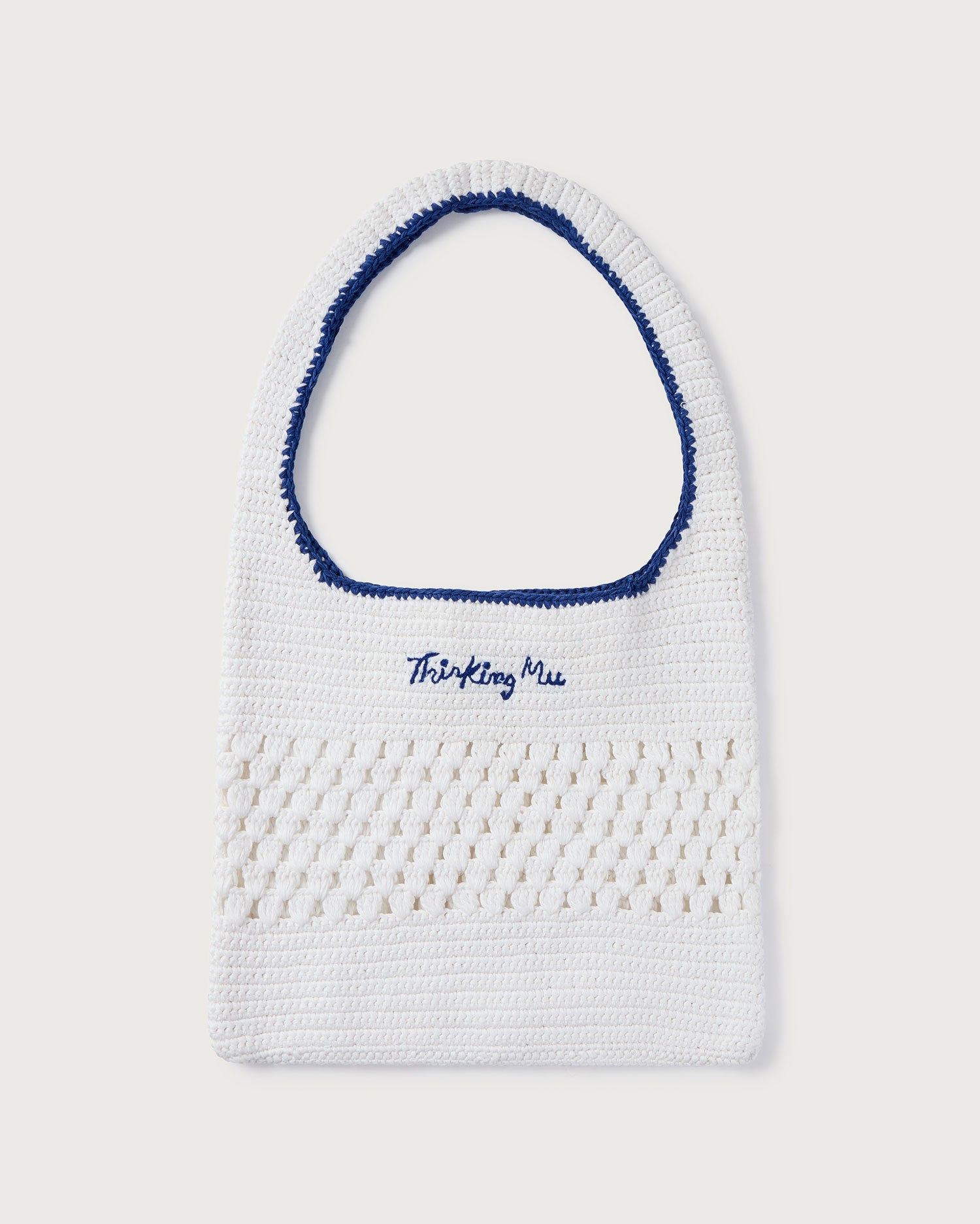 White handcrocheted bag