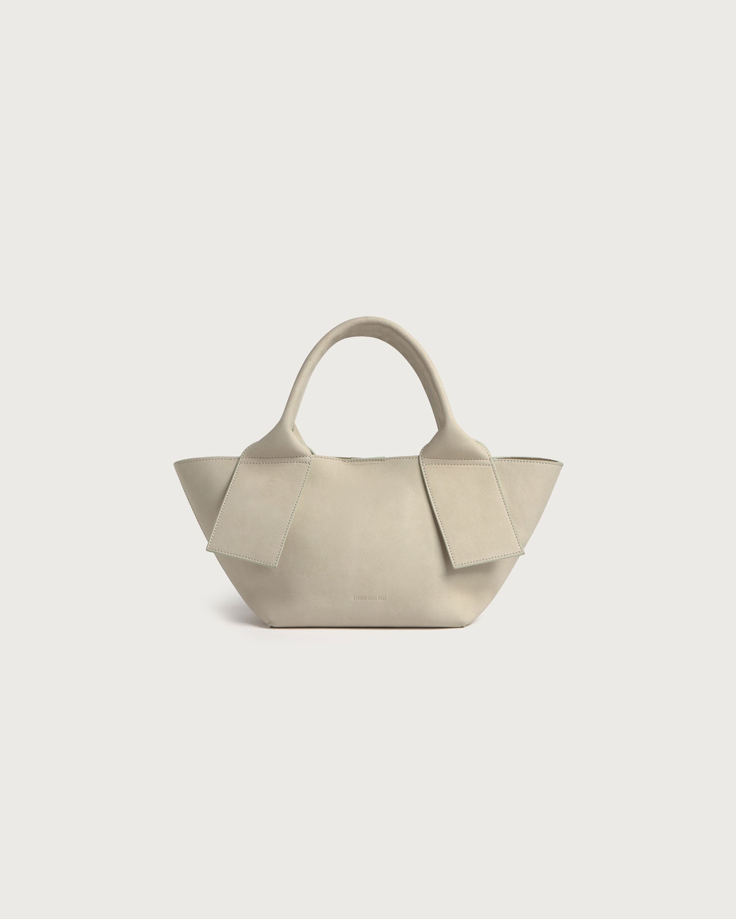 Bolso mini crudo piel Pepo sostenible - silueta 1