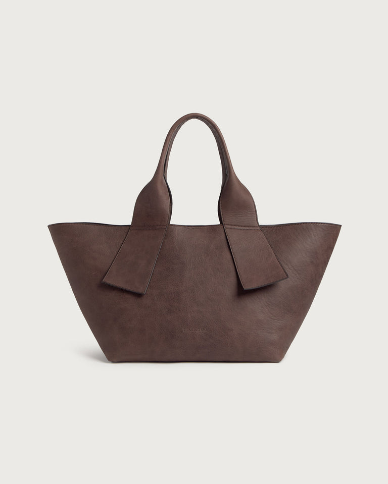 Pepo brown leather bag for woman Thinking MU - Main Image