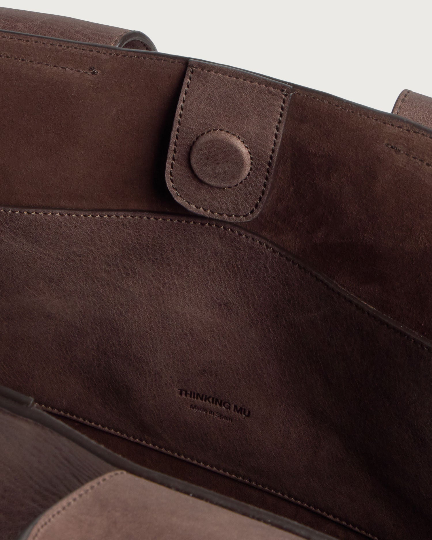 Bolso marrón piel Pepo sostenible - silueta 5