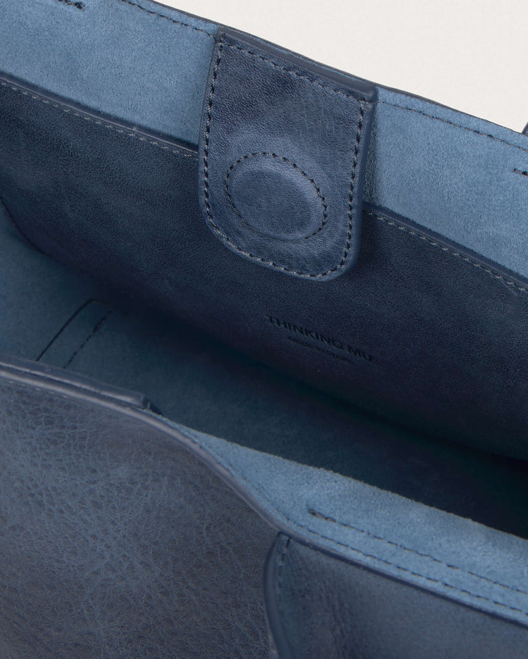 Bolso mini blue piel Pepo - silueta 3