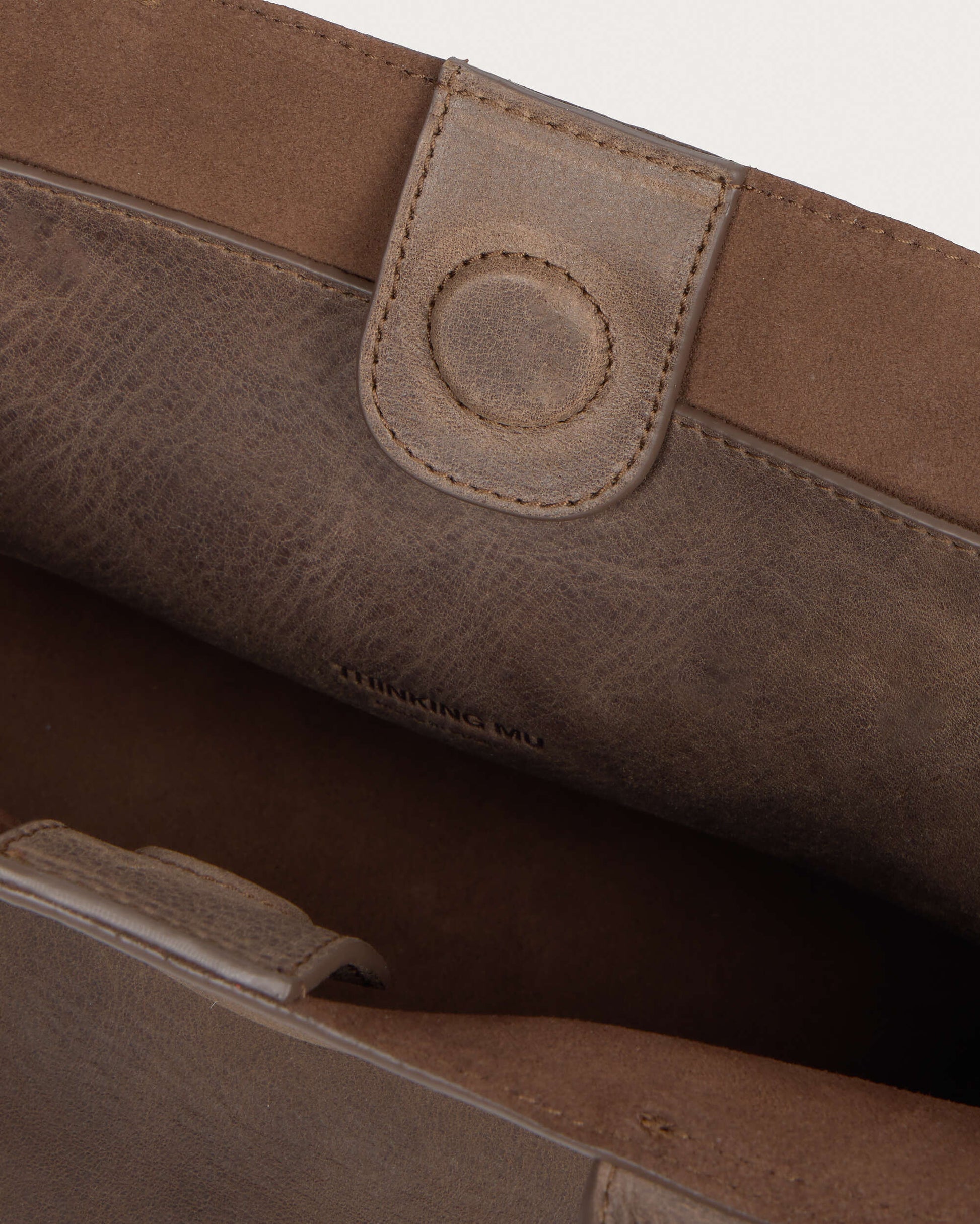 Bolso mini marrón piel Pepo - silueta 5