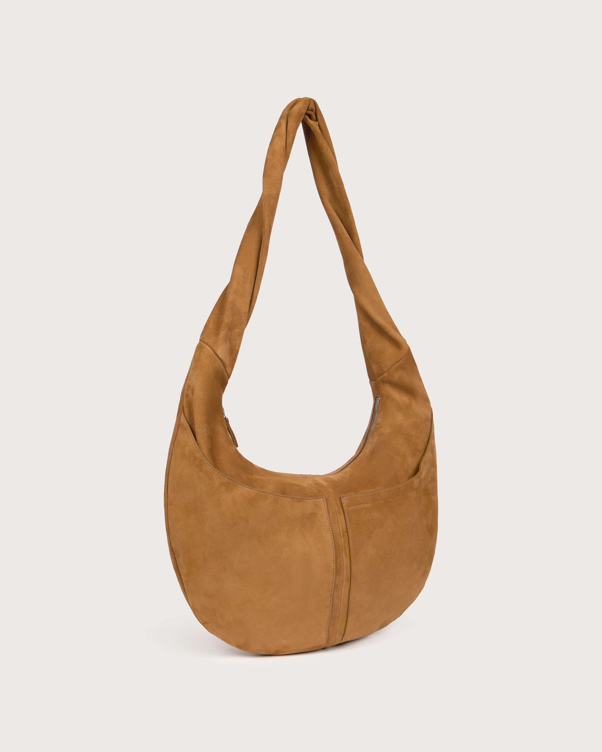 Bolso marrón piel Ova - silueta 3